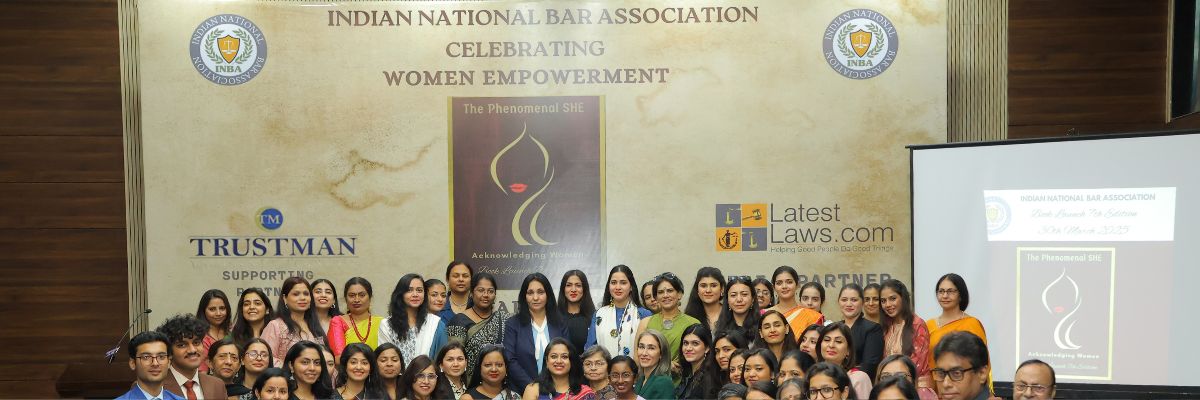 Honoured by the Indian National Bar Association
