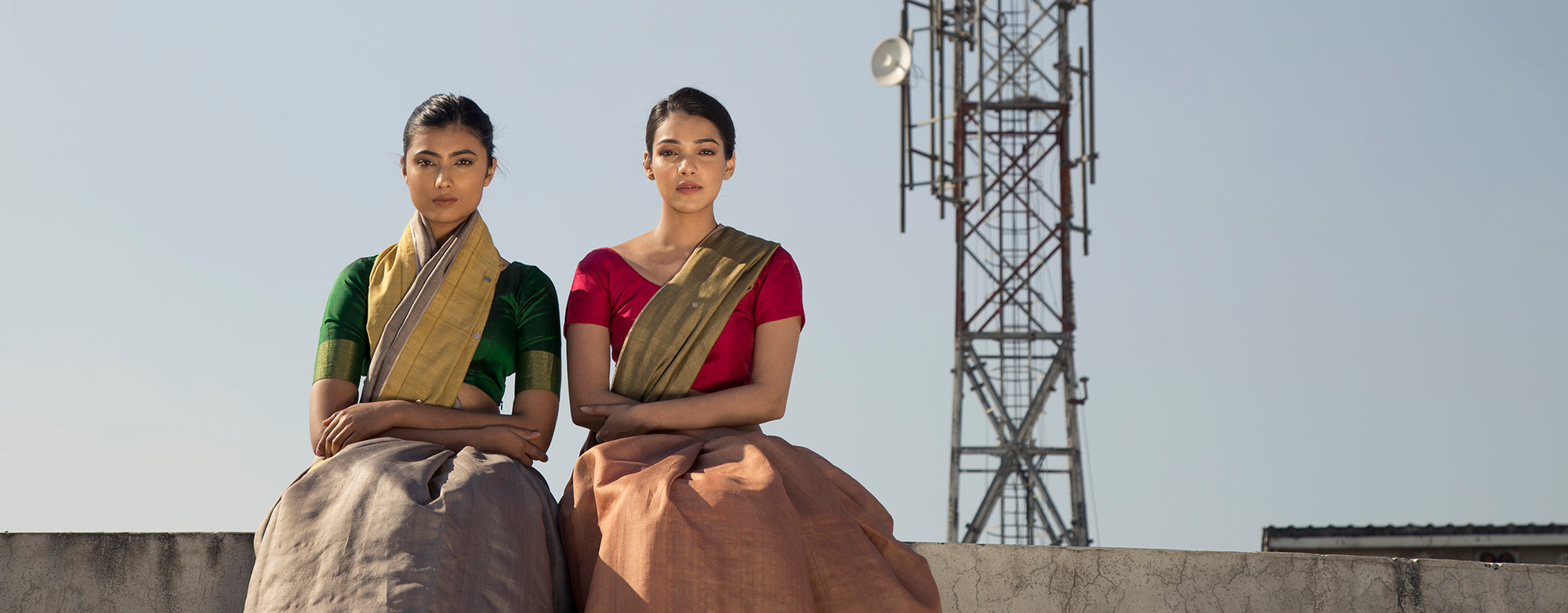 Handwoven and Naturally dyed Kosa silk sarees