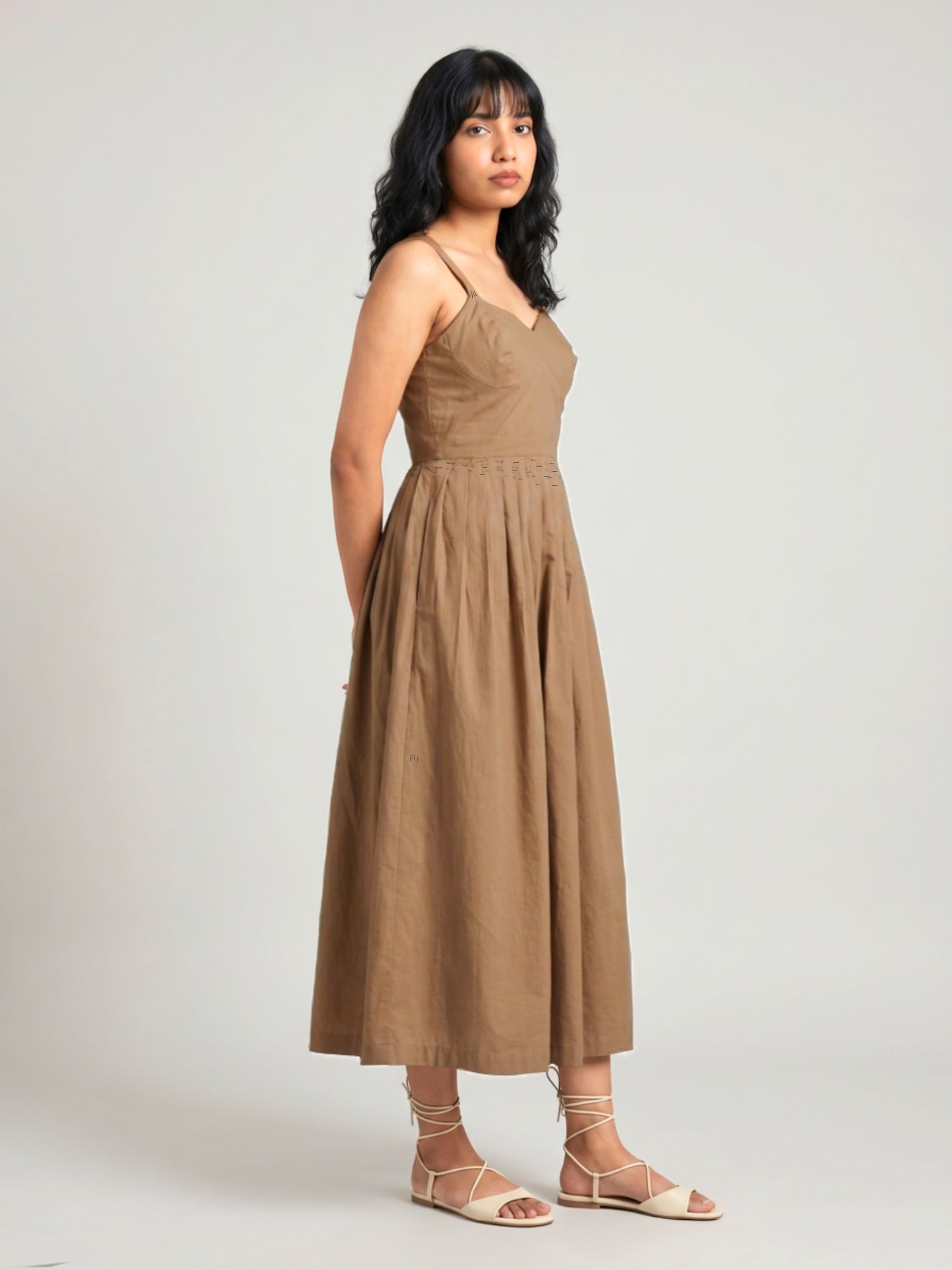 MARY BEIGE DRESS