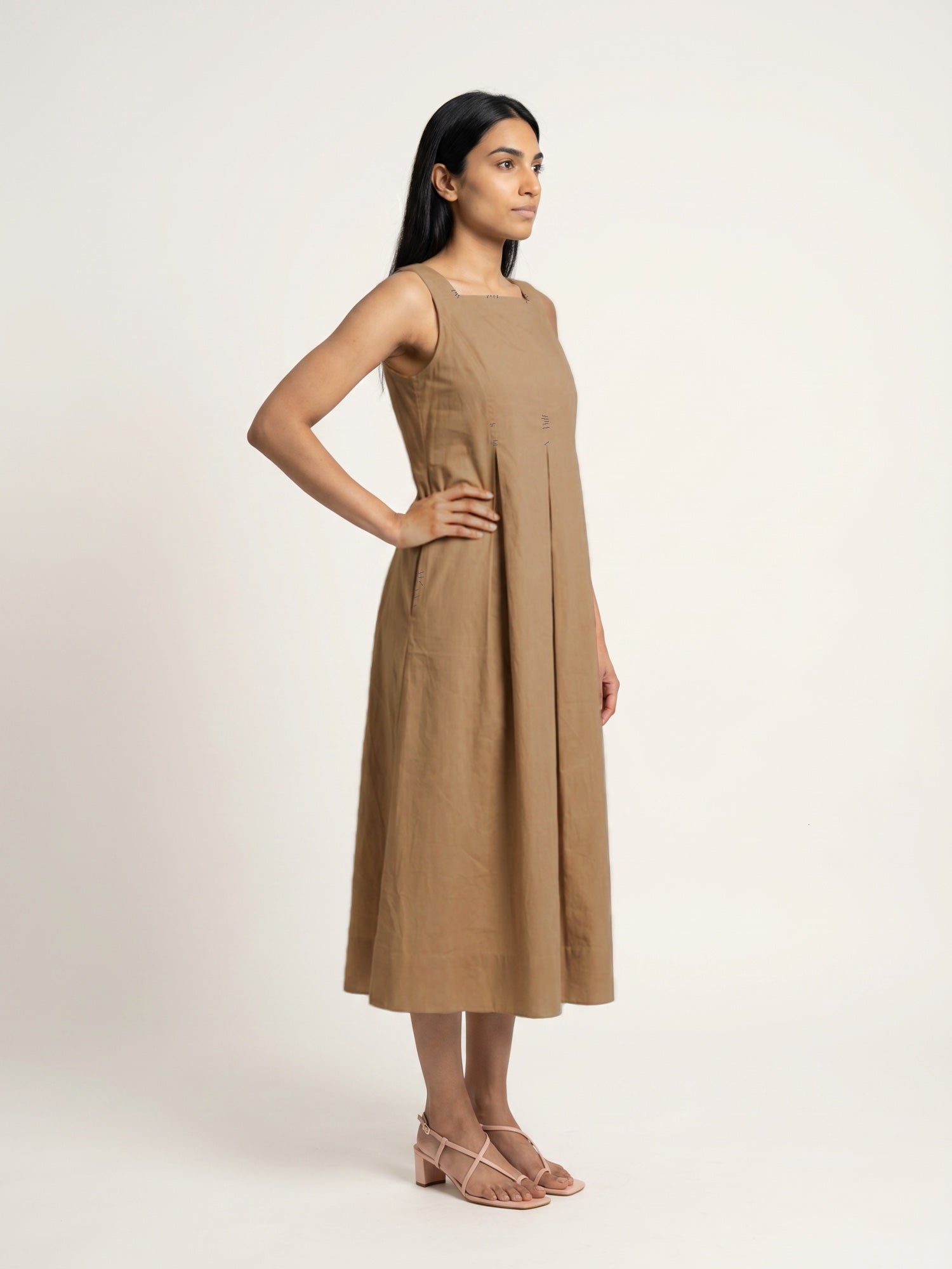 NATALIE BEIGE DRESS