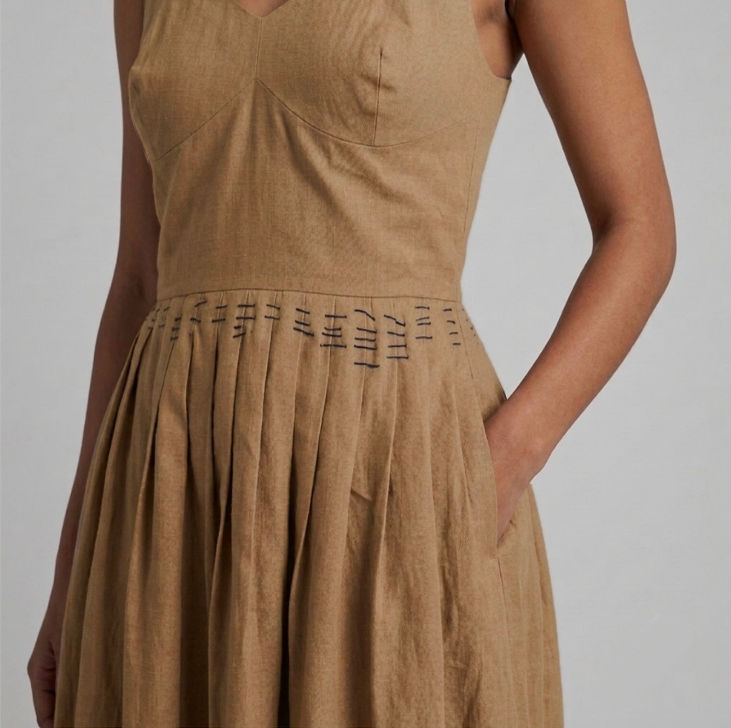 MARY BEIGE DRESS
