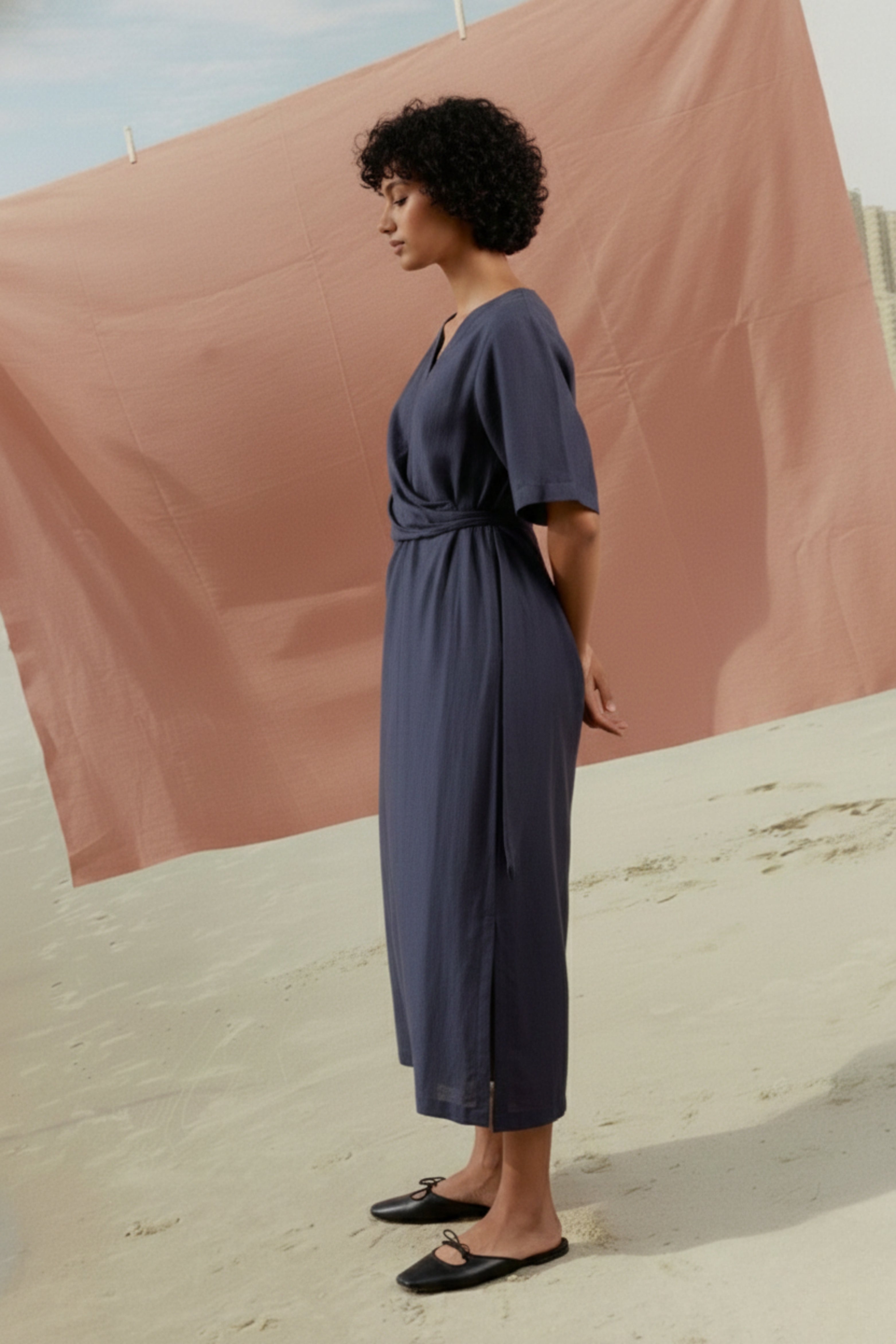EDEN NAVY DRESS