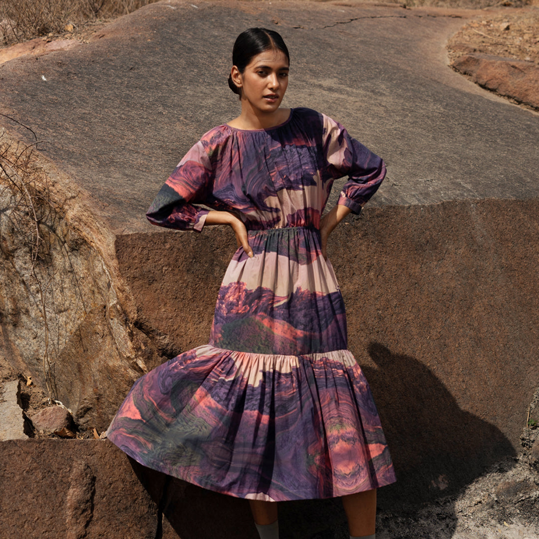 Amin Printed Dress