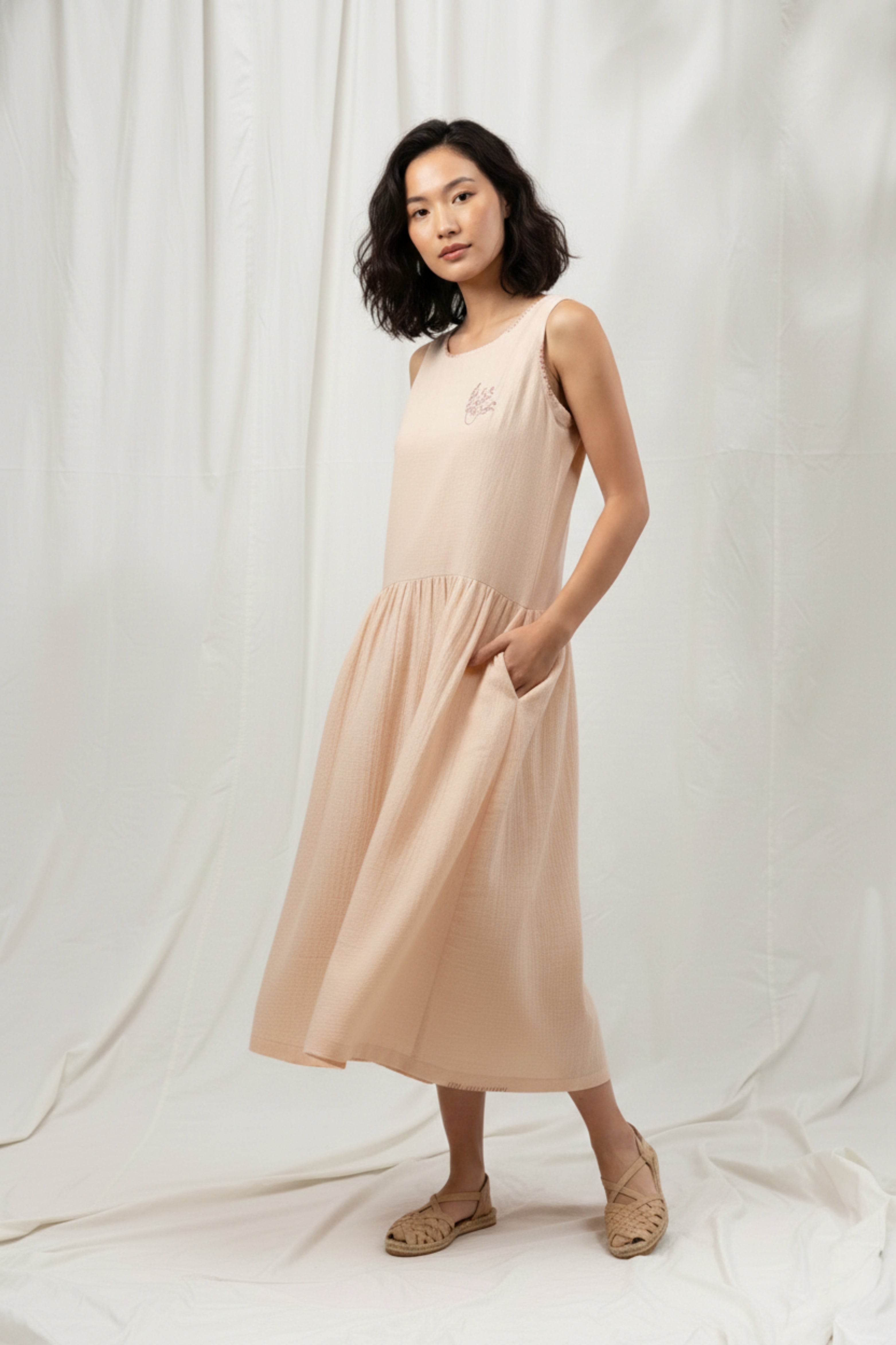 SUSAN DROP WAIST DRESS
