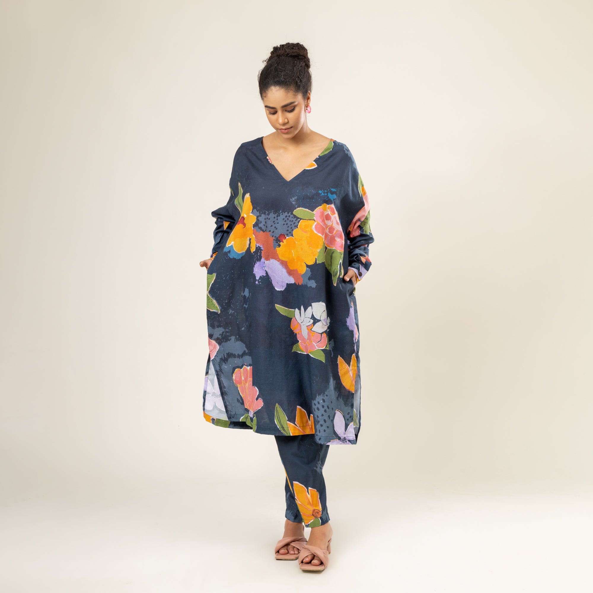 Helen Floral Kaftan