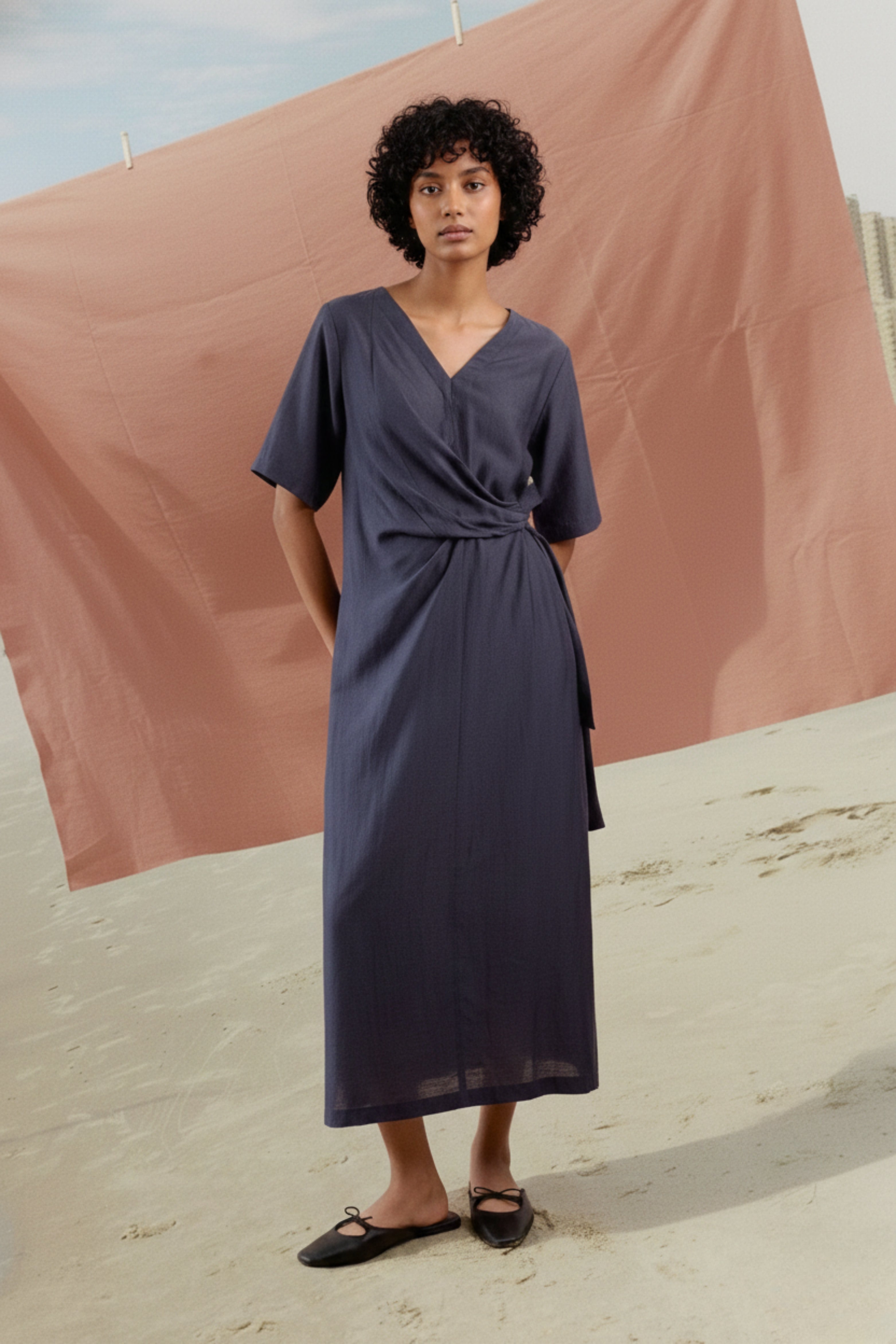 EDEN NAVY DRESS