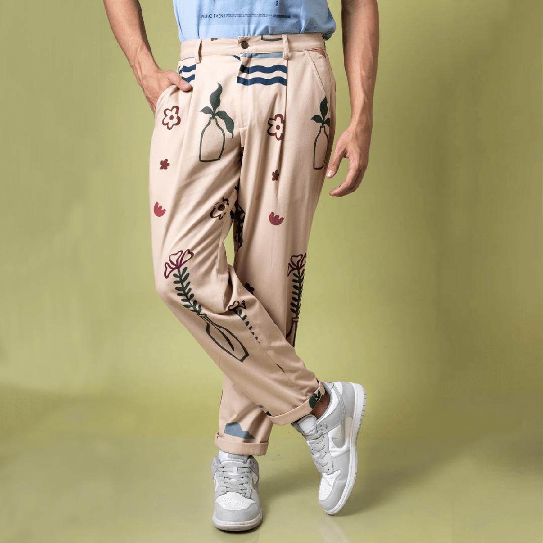 Beige Darius Pants