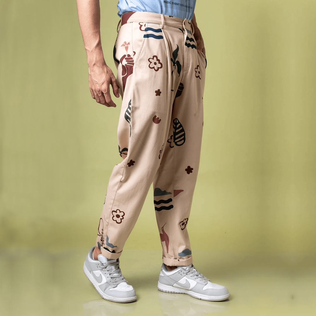 Beige Darius Pants