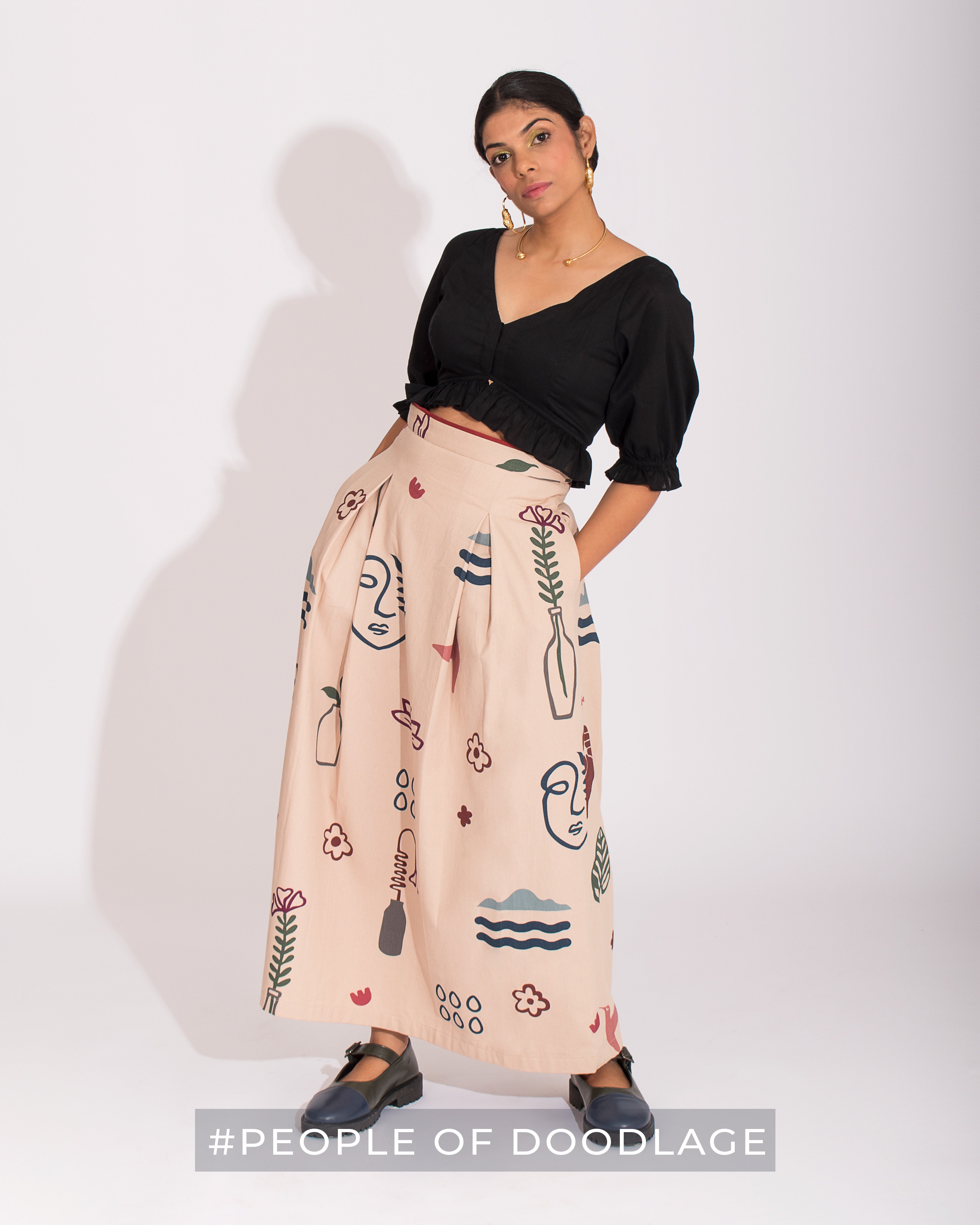 Lea Printed Skirt