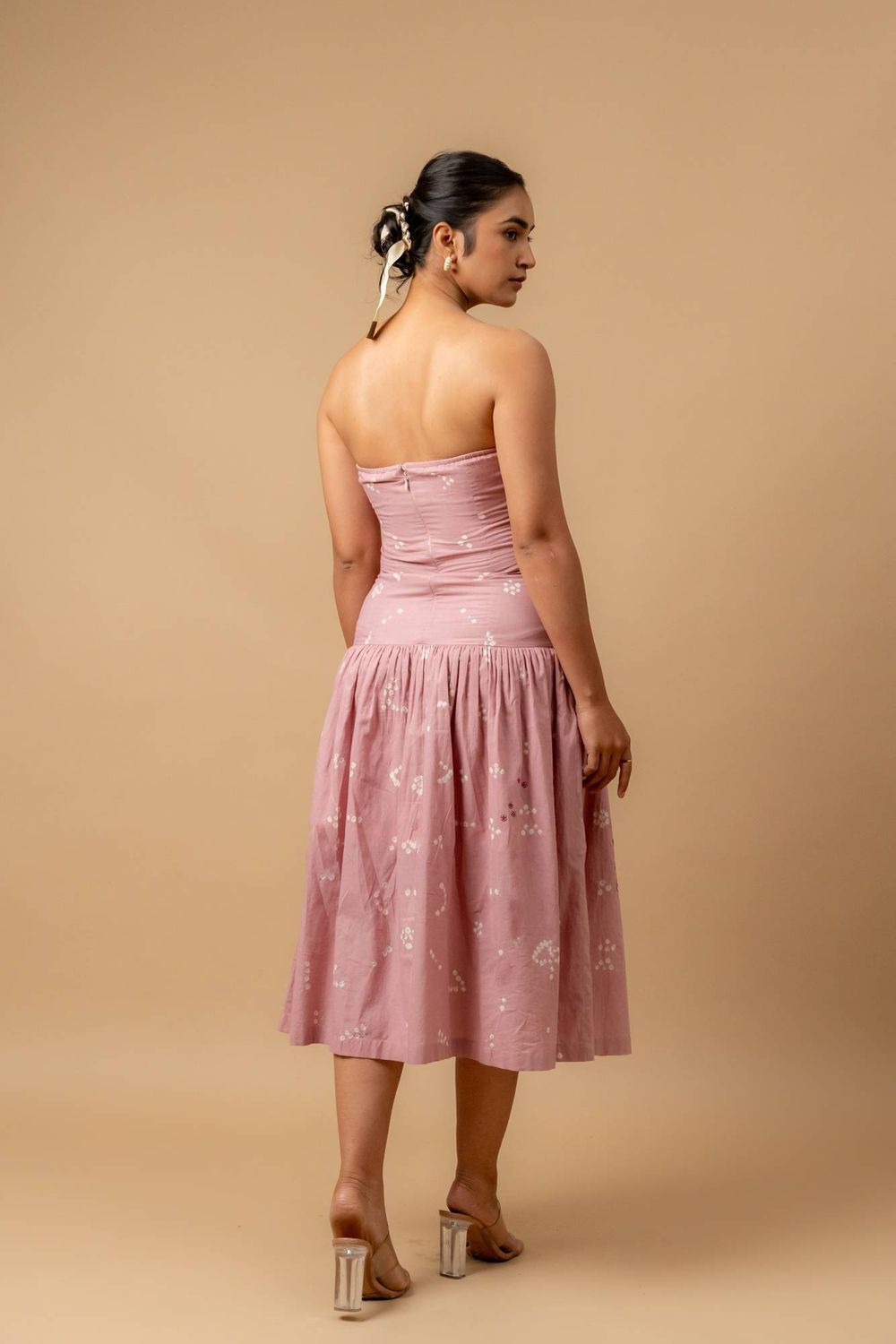 BELLBLUSH BANDHANI DRESS
