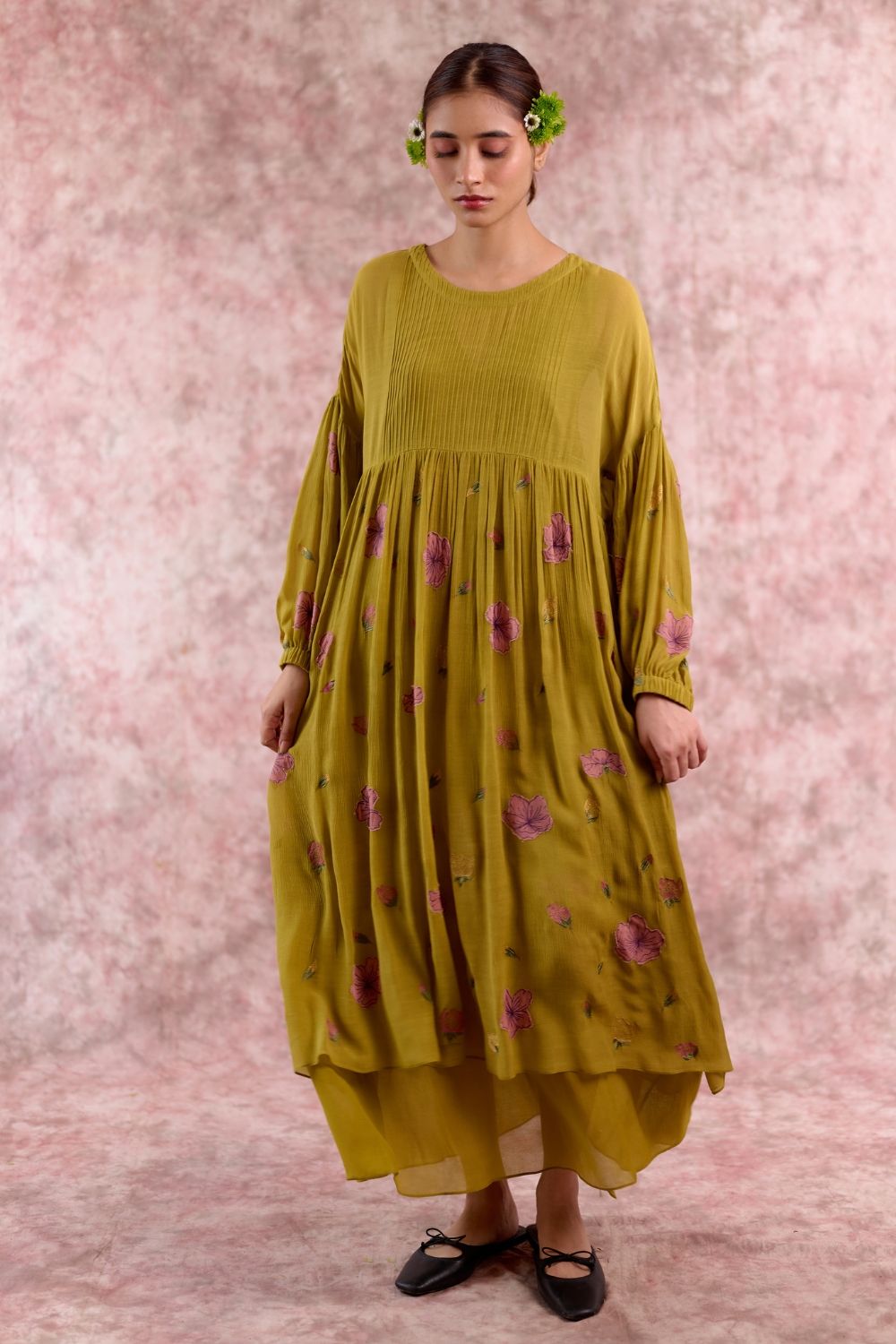 VERA EMBROIDERED DRESS