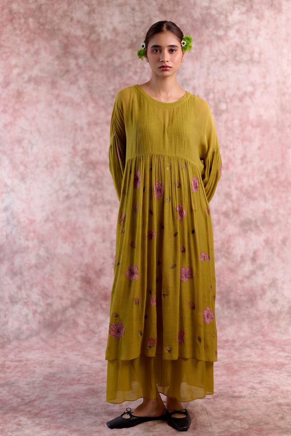 VERA EMBROIDERED DRESS