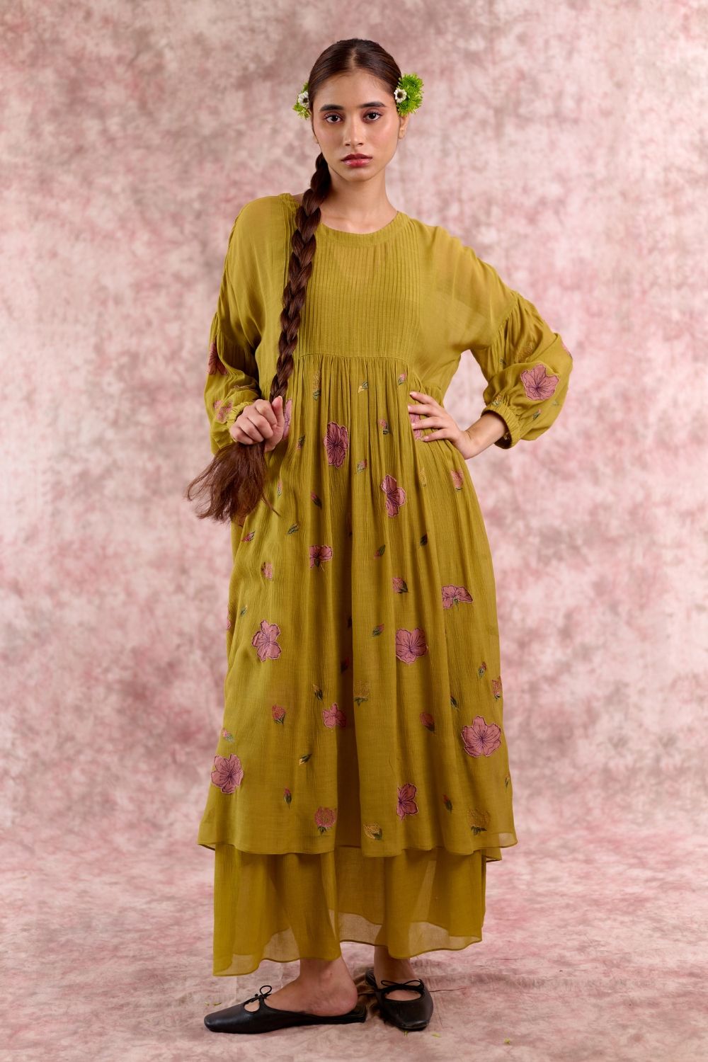 VERA EMBROIDERED DRESS