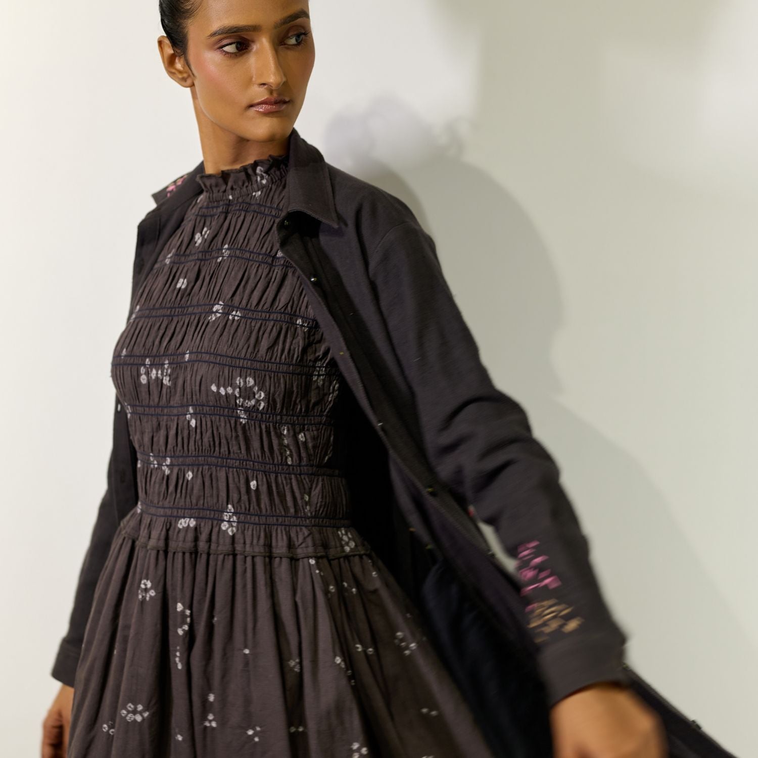 CECILE EMBROIDERED DRESS