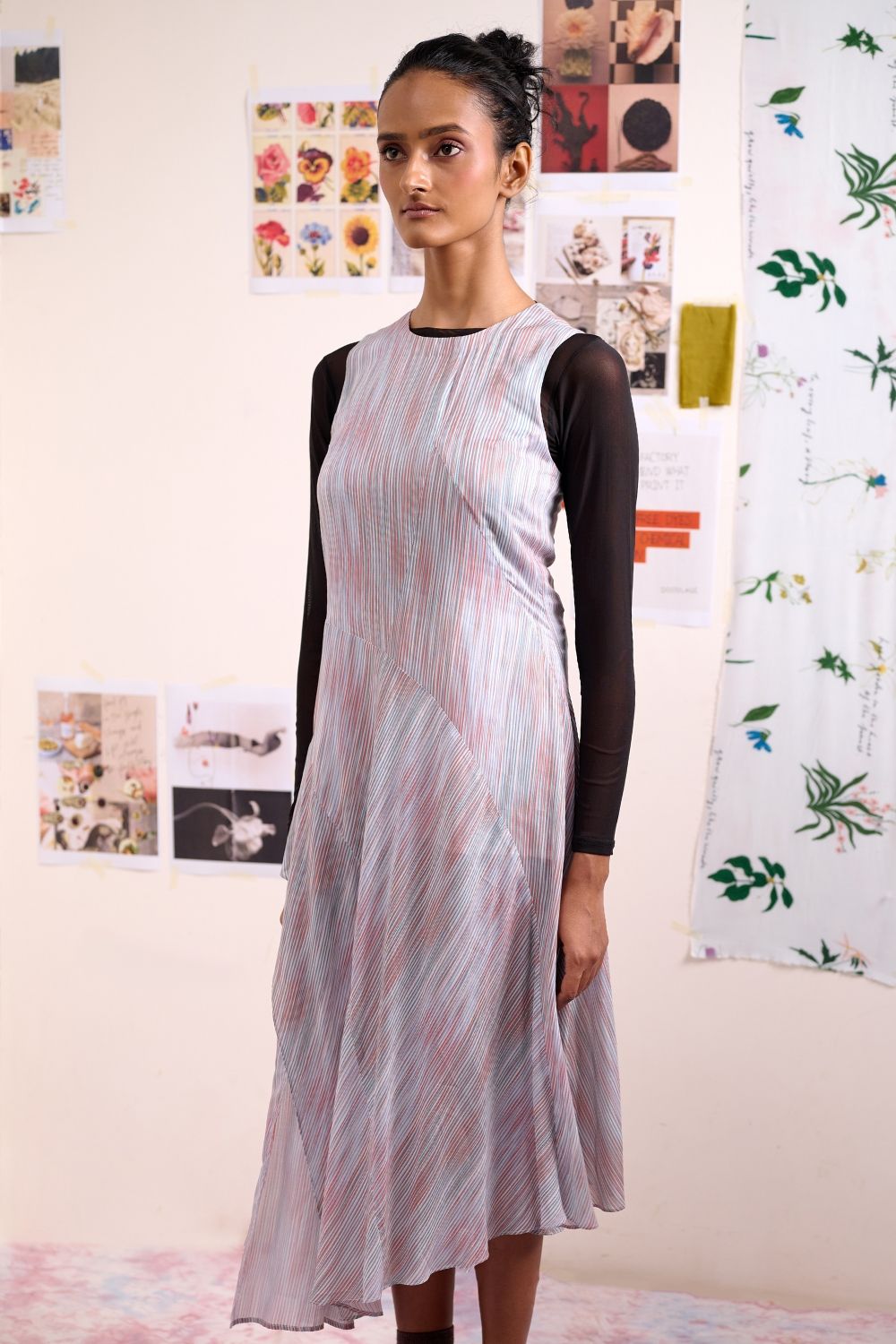 HERON STRIPE DRESS