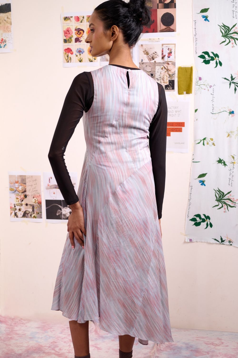 HERON STRIPE DRESS