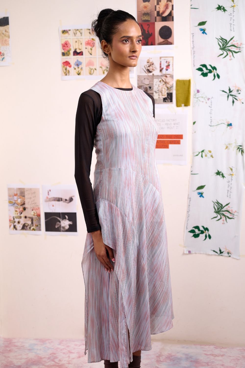 HERON STRIPE DRESS