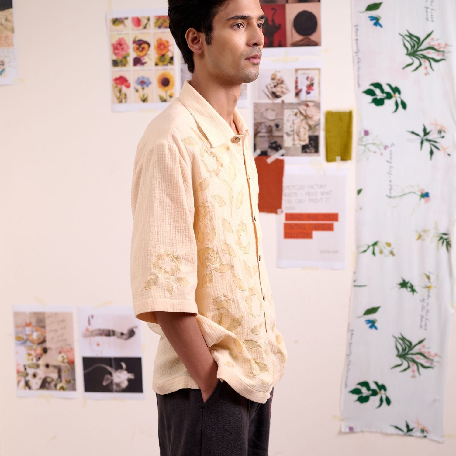 FLORIQUE BEIGE SHIRT