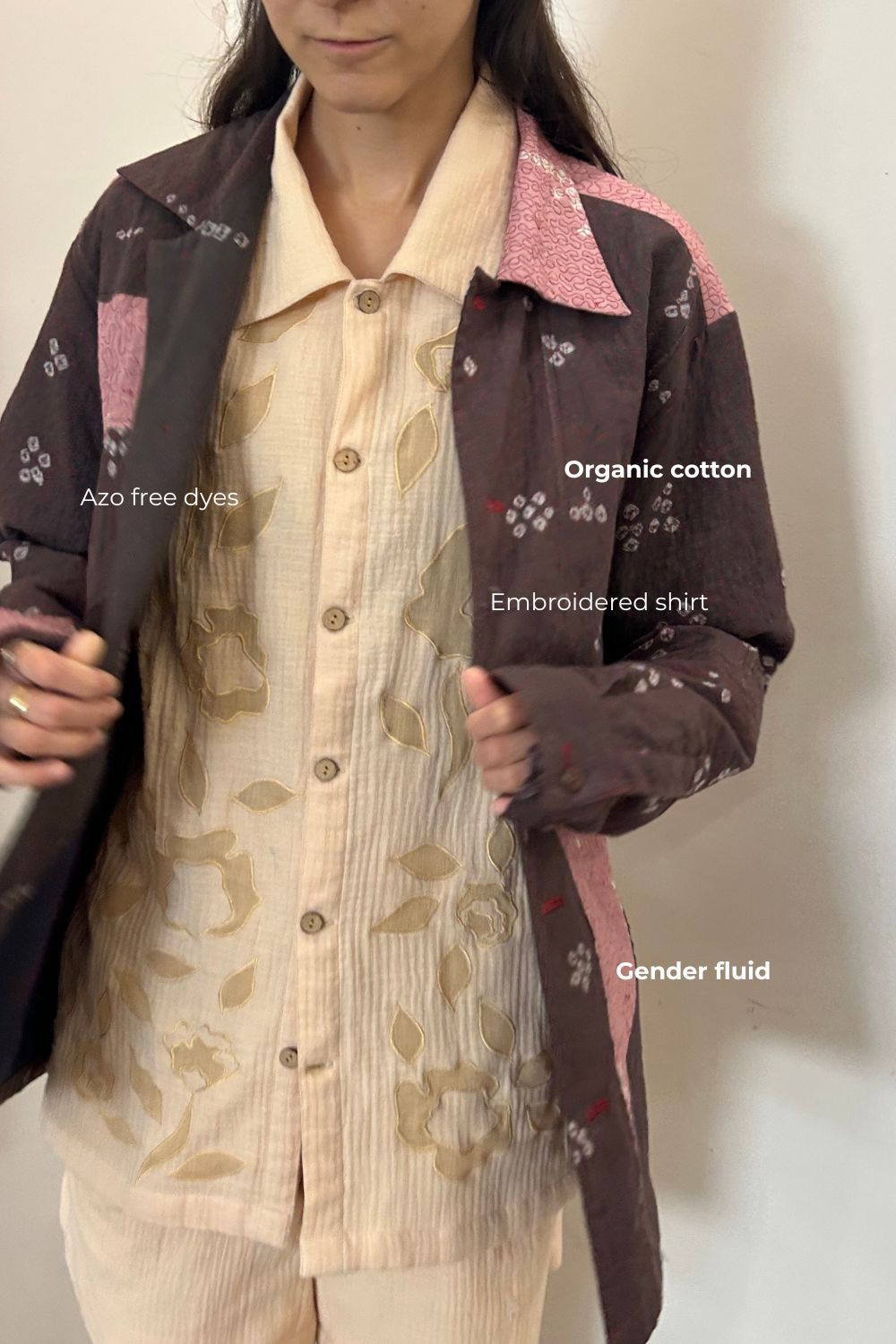 FLORIQUE BEIGE SHIRT