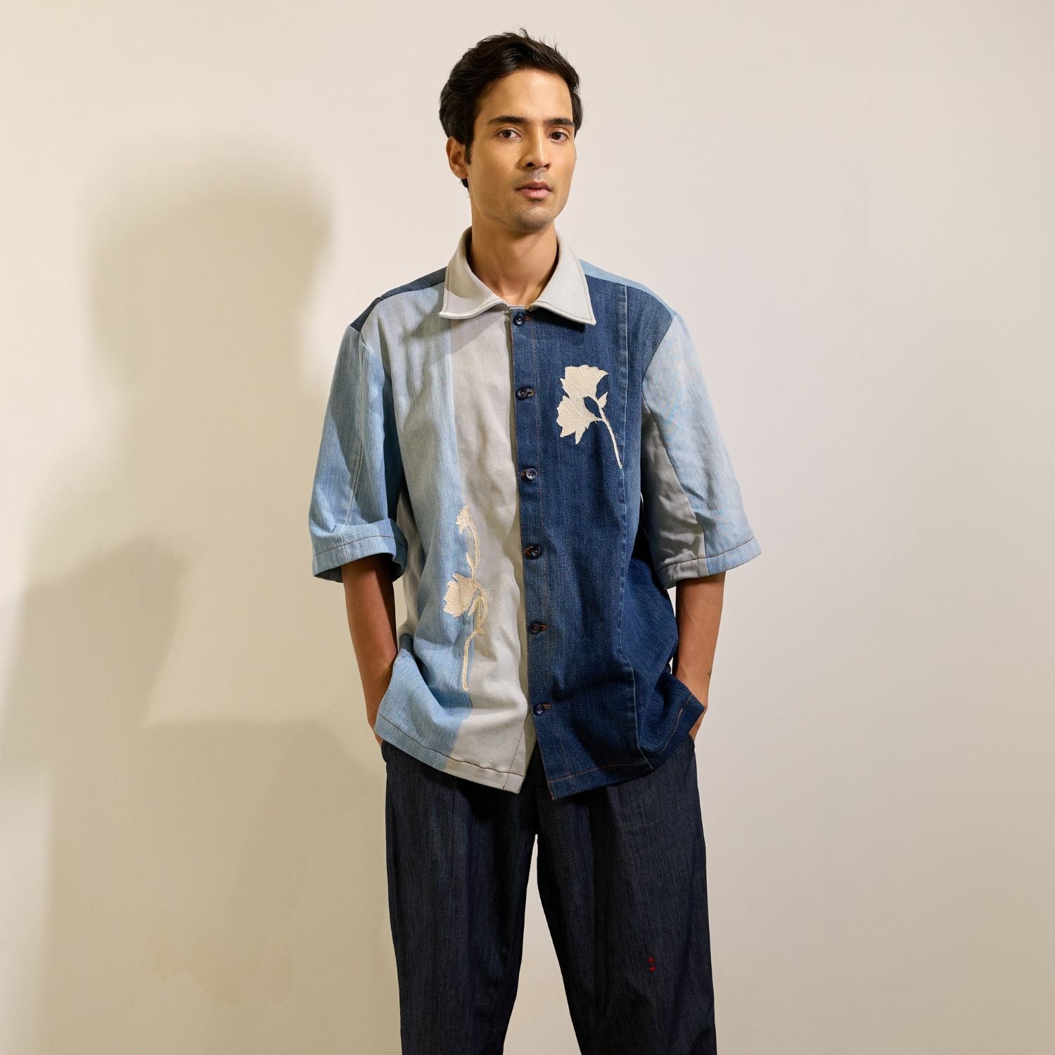 ANDES PANELLED SHIRT