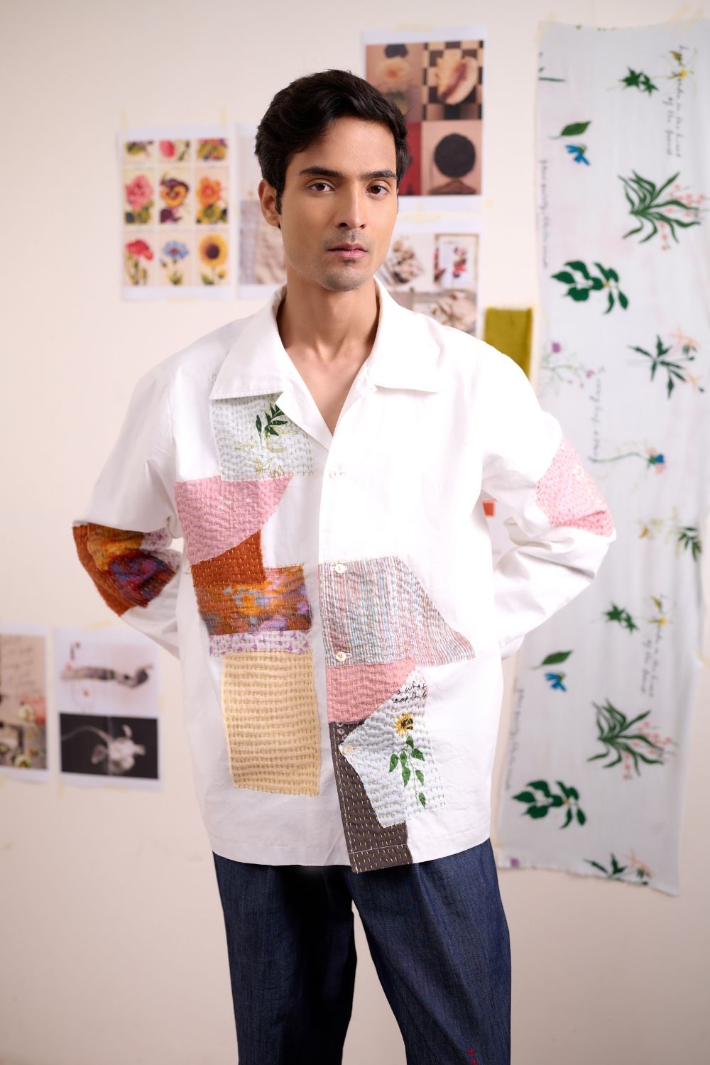 NOVELLE PATCHWORK SHIRT