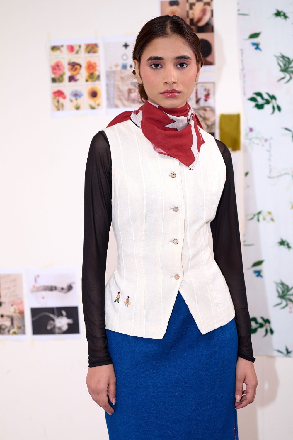 ABBY EMBROIDERED SKIRT