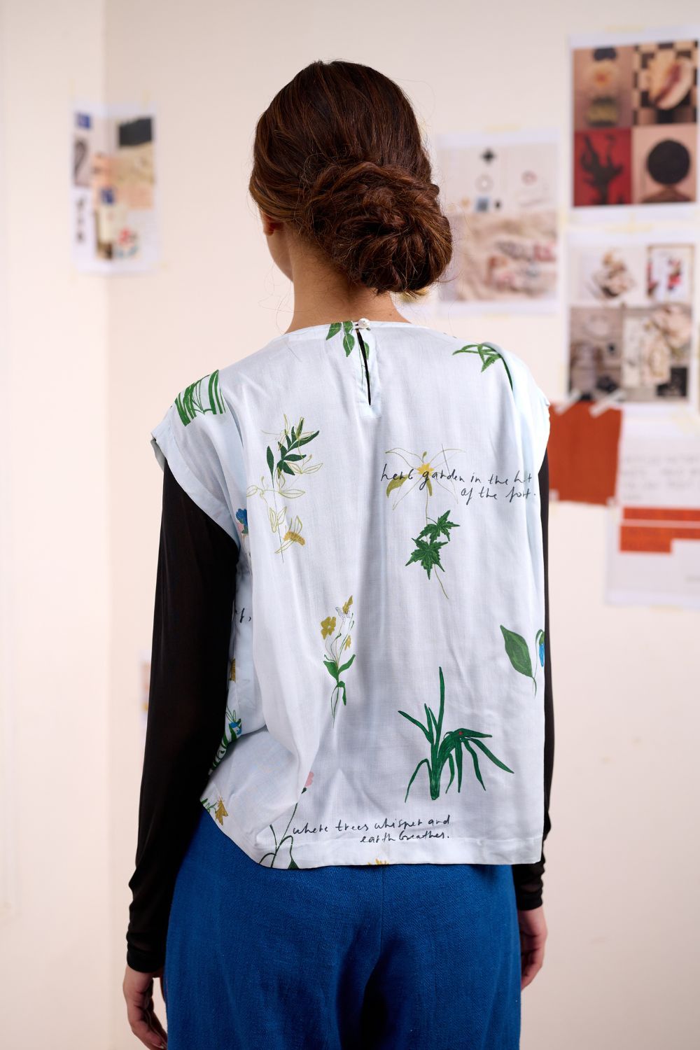 MISTELLE PRINTED TOP