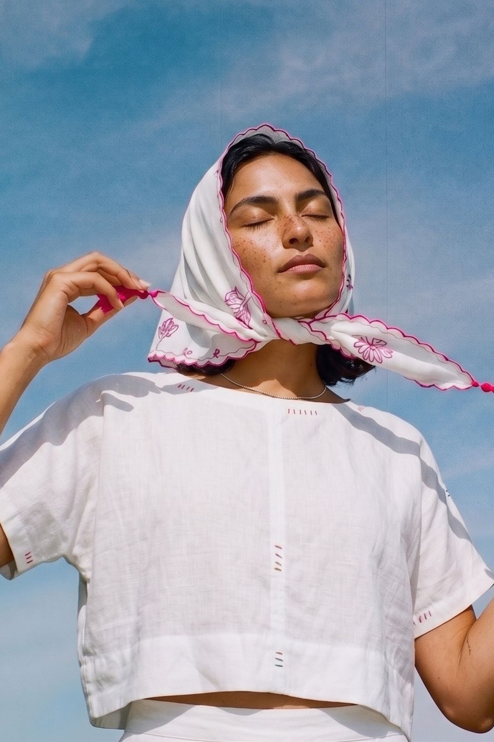 BLUSH THREAD BANDANA