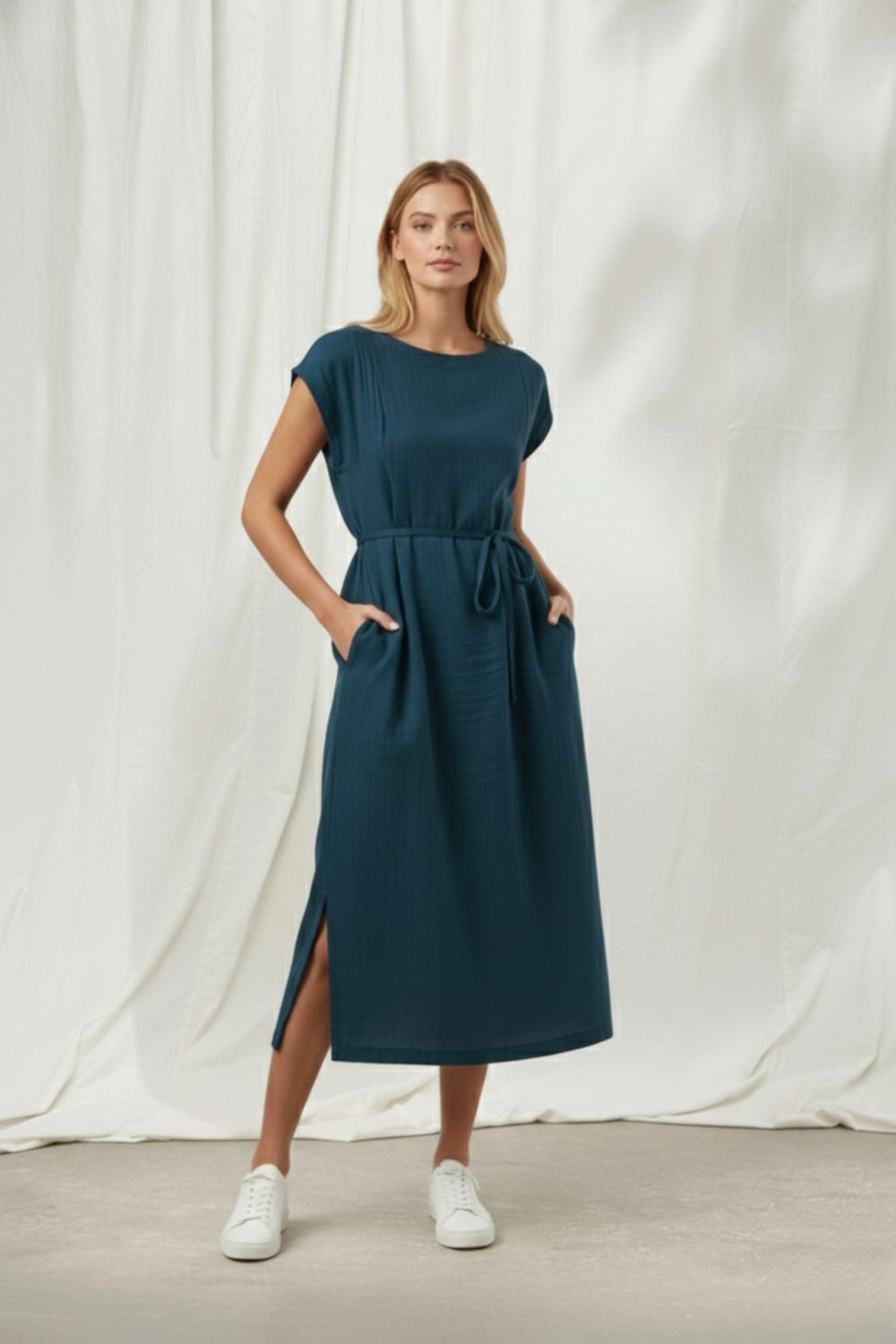 ERNA MIDNIGHT BLUE DRESS