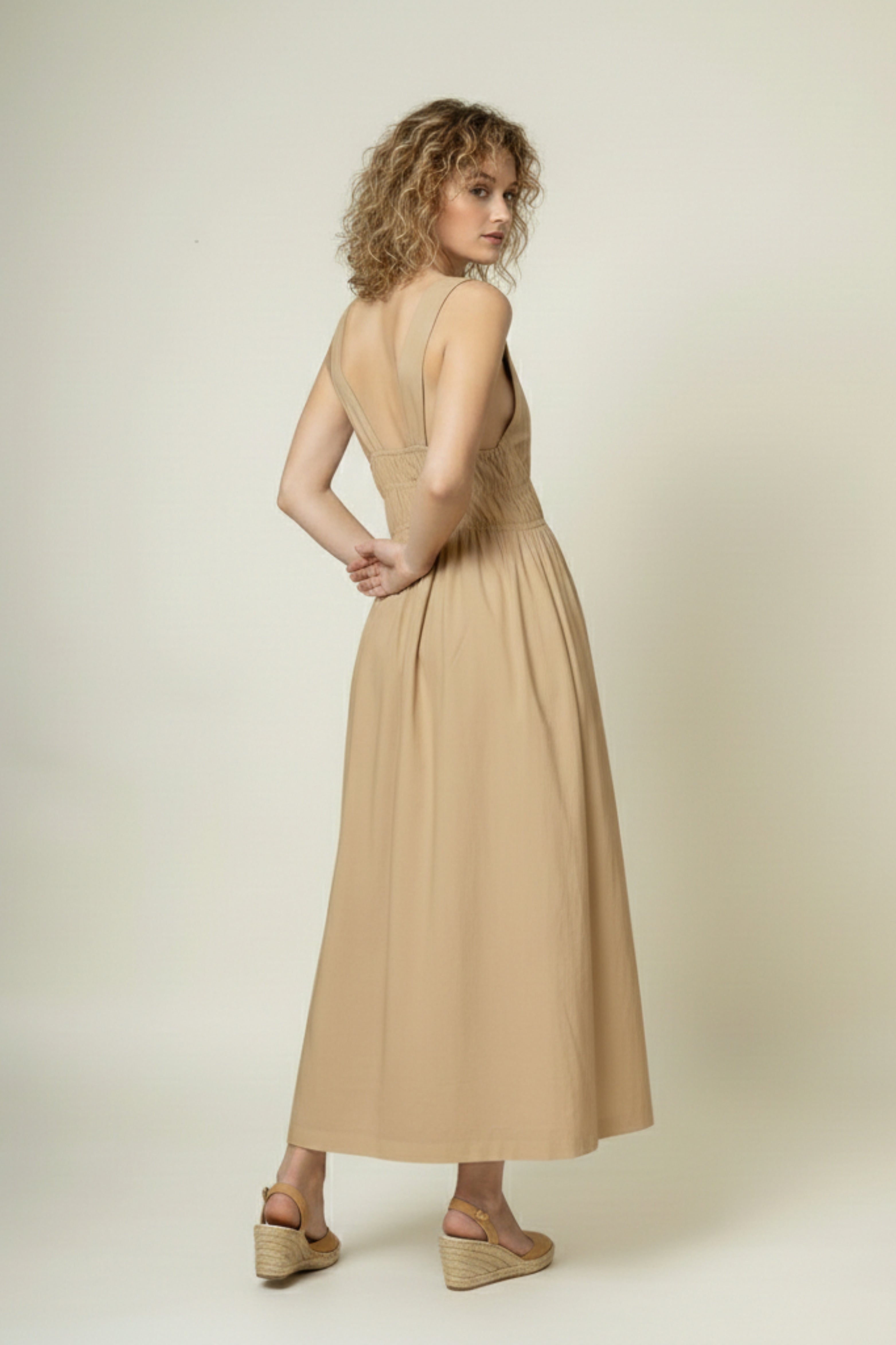 AUGUST BEIGE DRESS