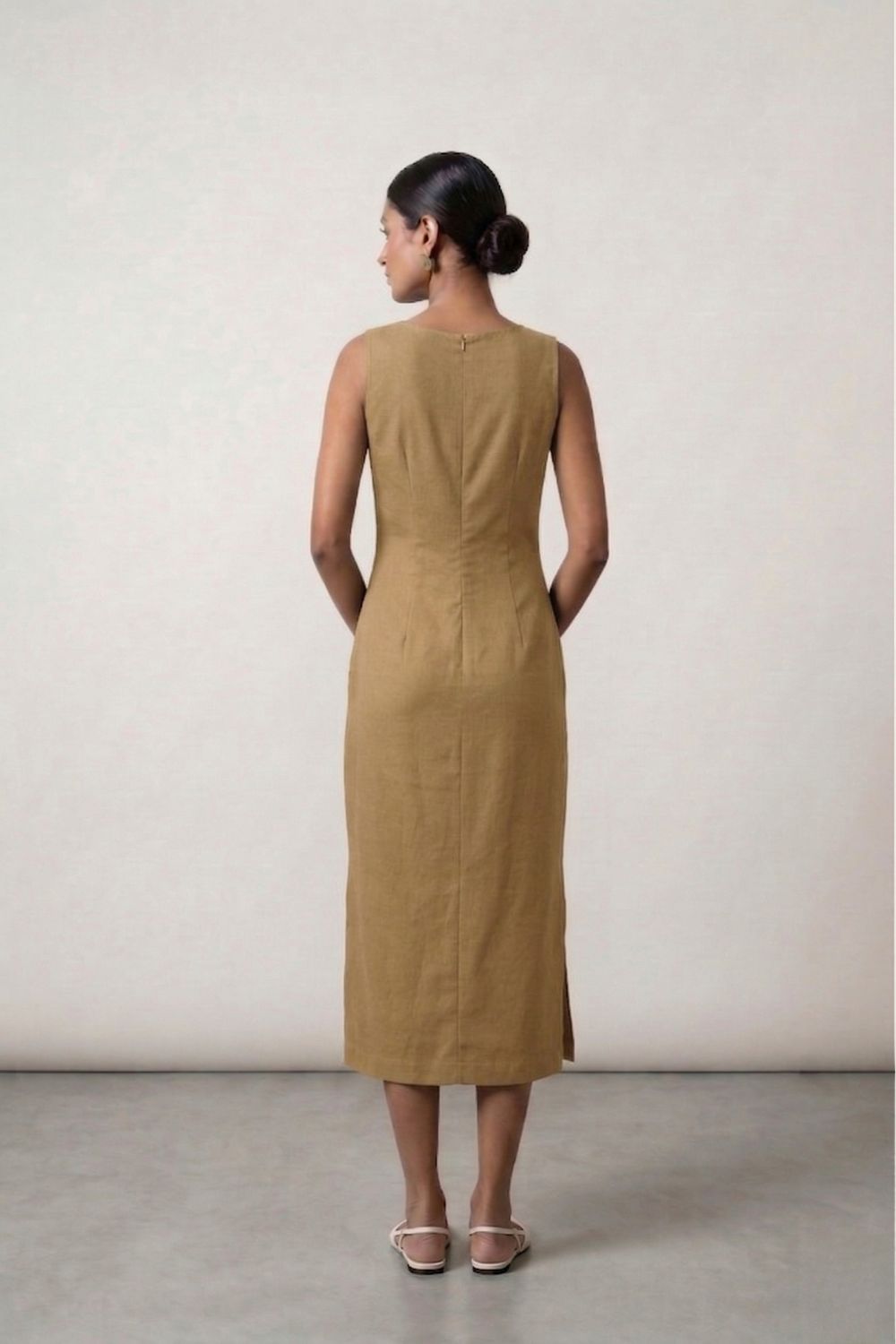 SARAH BEIGE DRESS