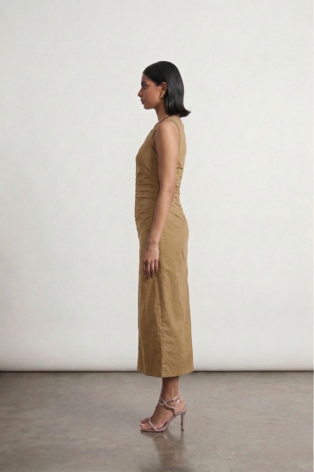 SARAH BEIGE DRESS