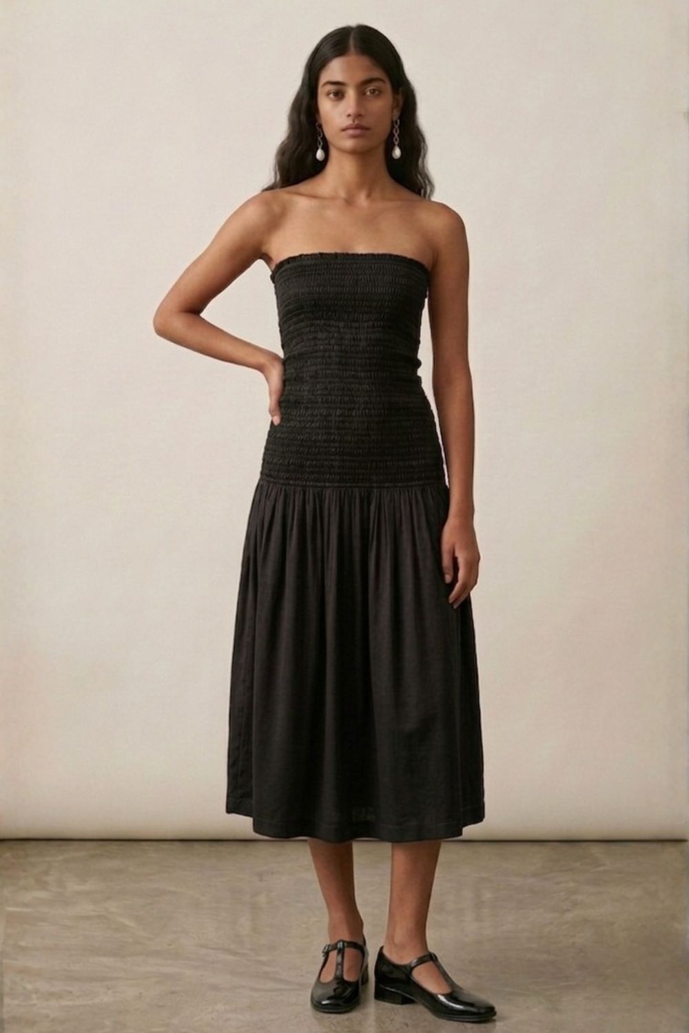 CHERRY BLACK DRESS