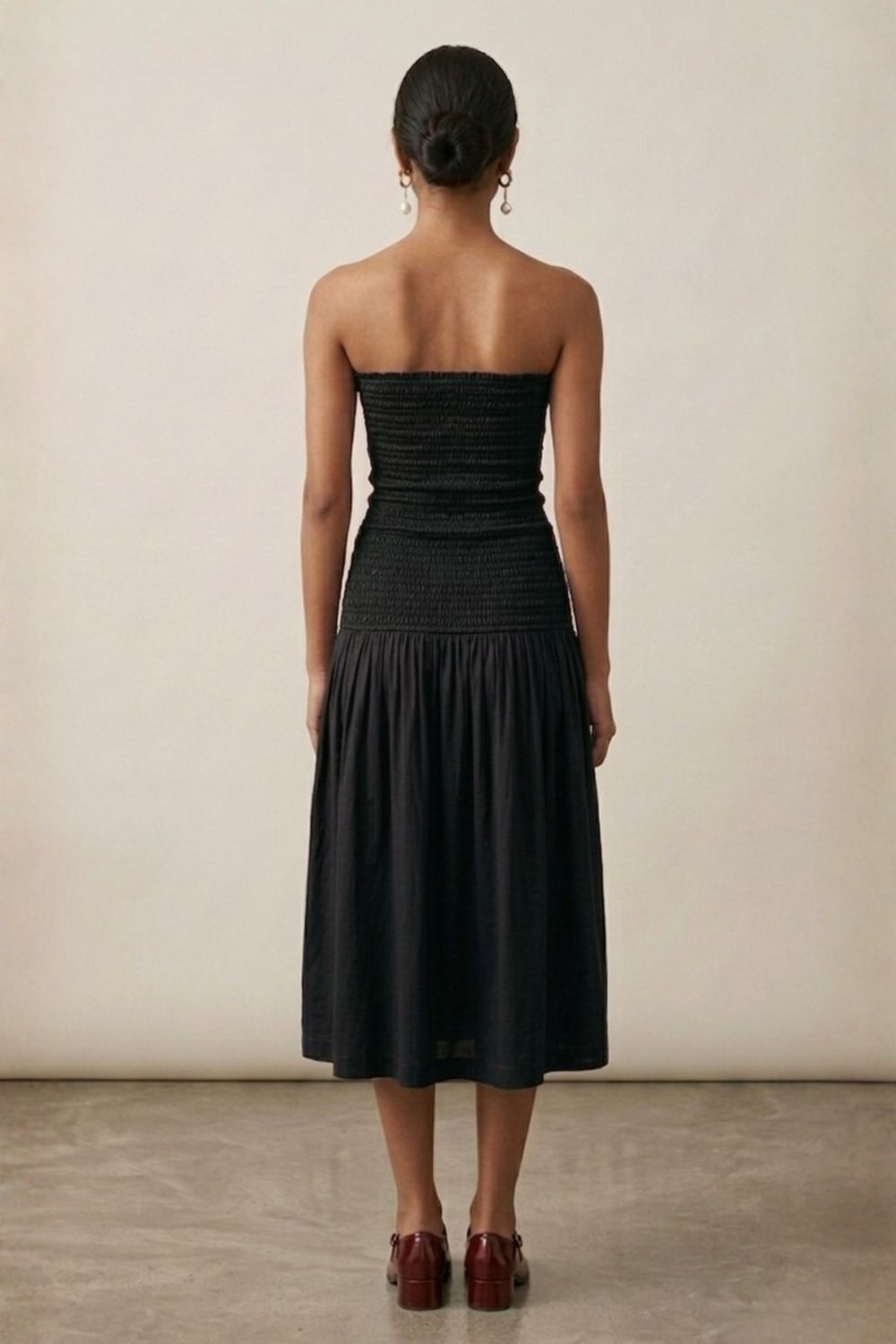 CHERRY BLACK DRESS