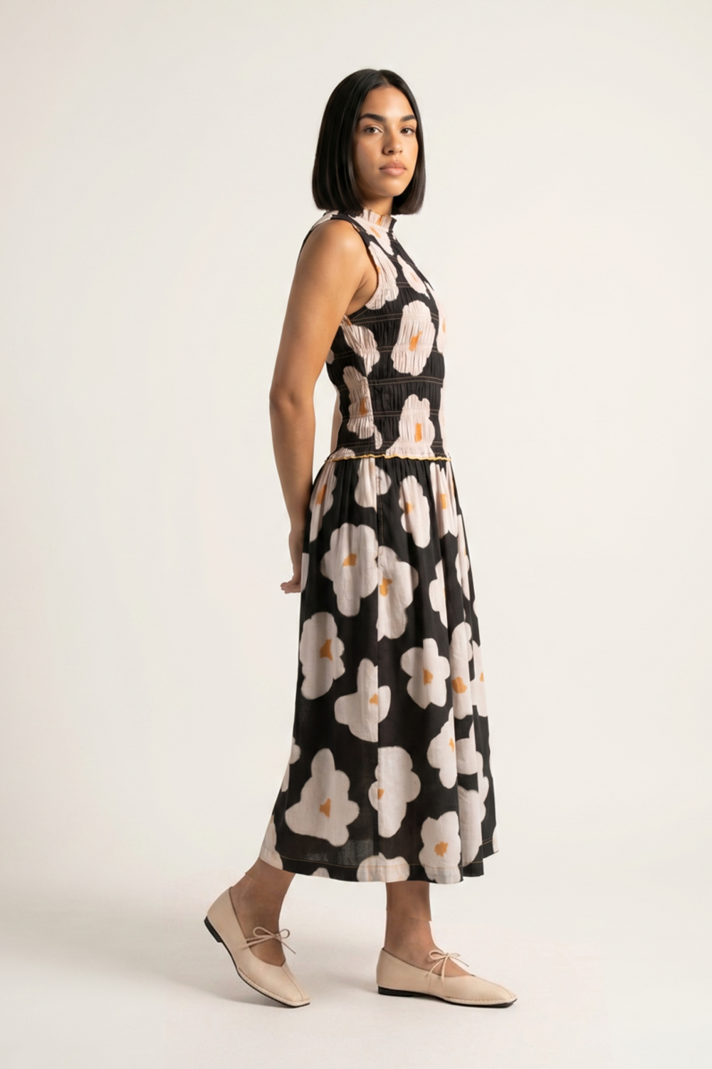 MIDSUMMER FLORA PRINTED DRESS