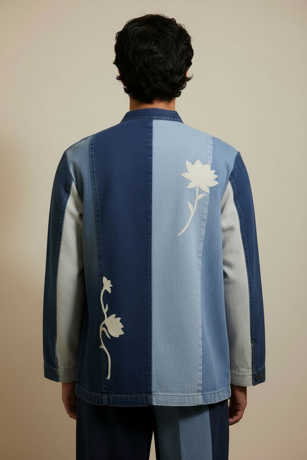 IVY DENIM PANELLED JACKET