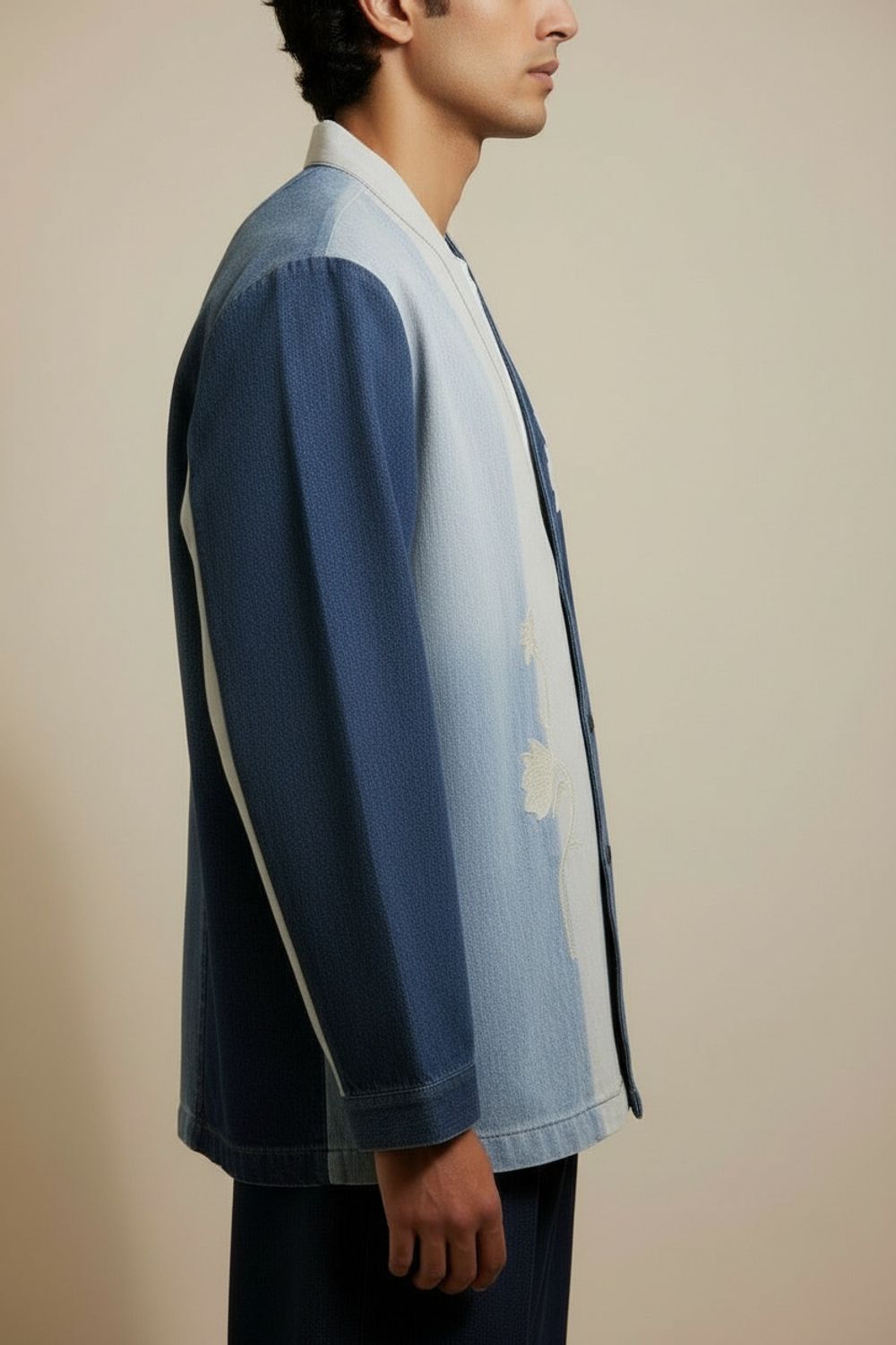 IVY DENIM PANELLED JACKET