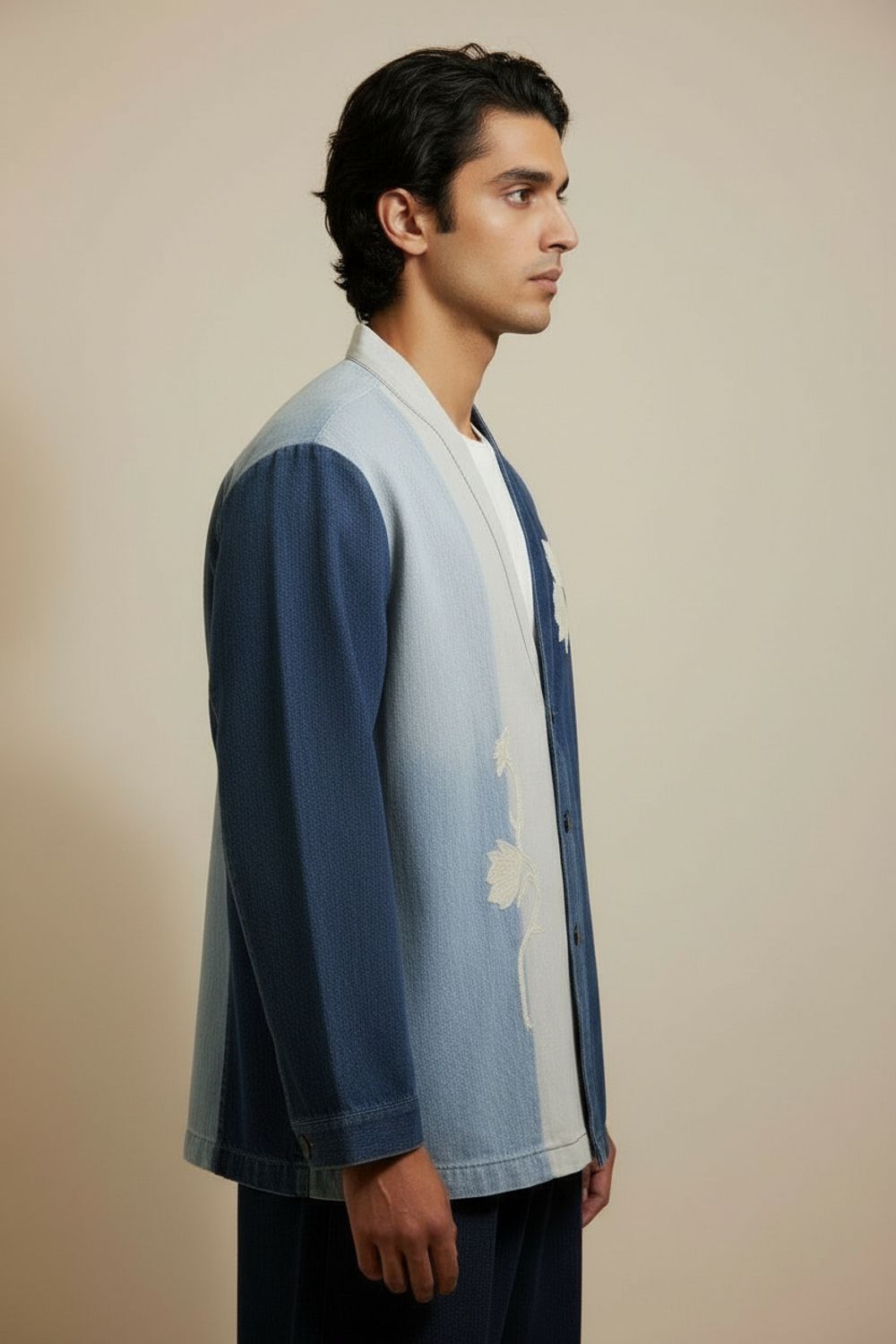 IVY DENIM PANELLED JACKET