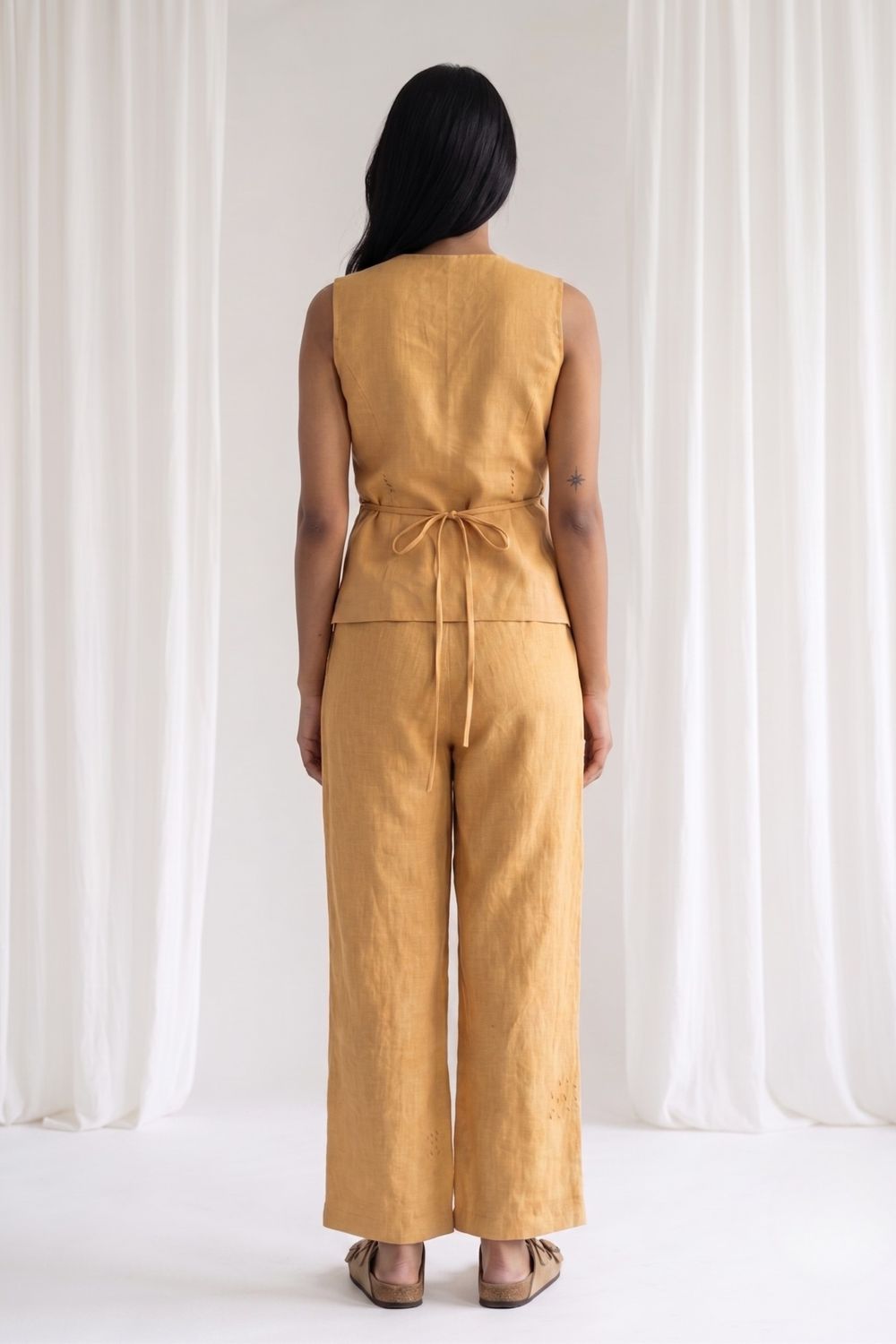 SYLVIA BEIGE WAISTCOAT