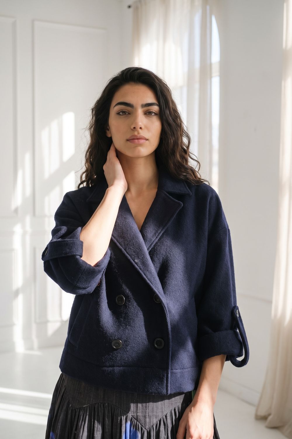 MARGO NAVY BLUE JACKET