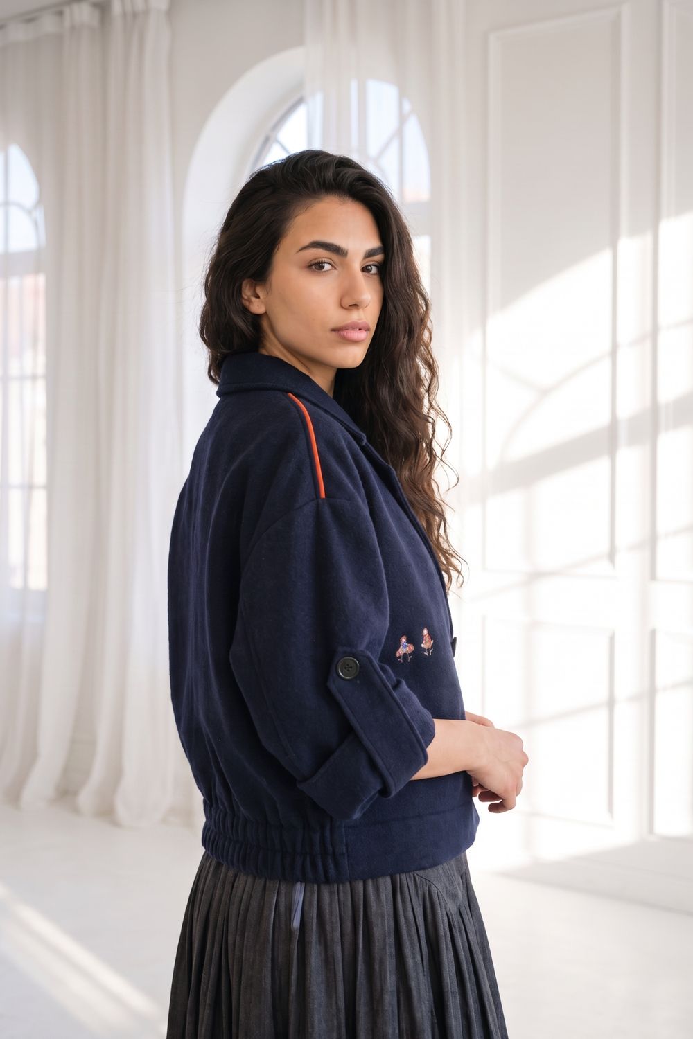 MARGO NAVY BLUE JACKET