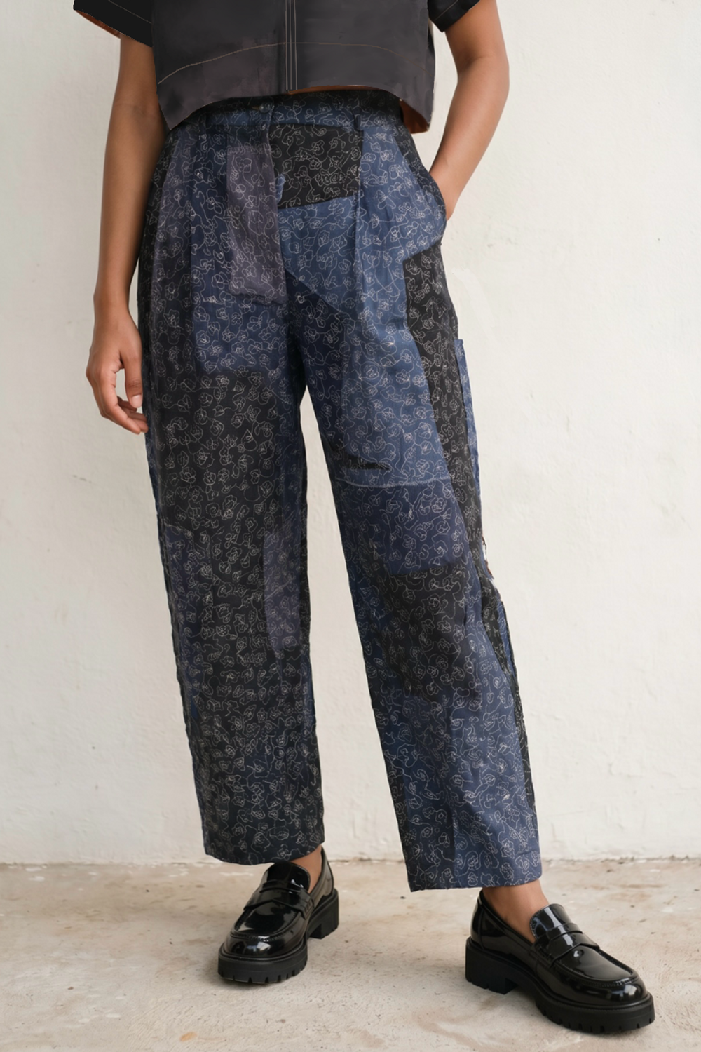 EMORA EMBROIDERED PANTS