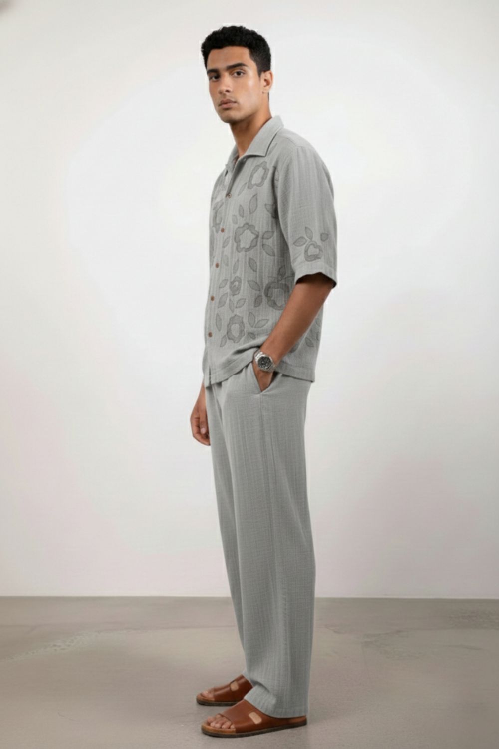 FLORIQUE GREY SHIRT