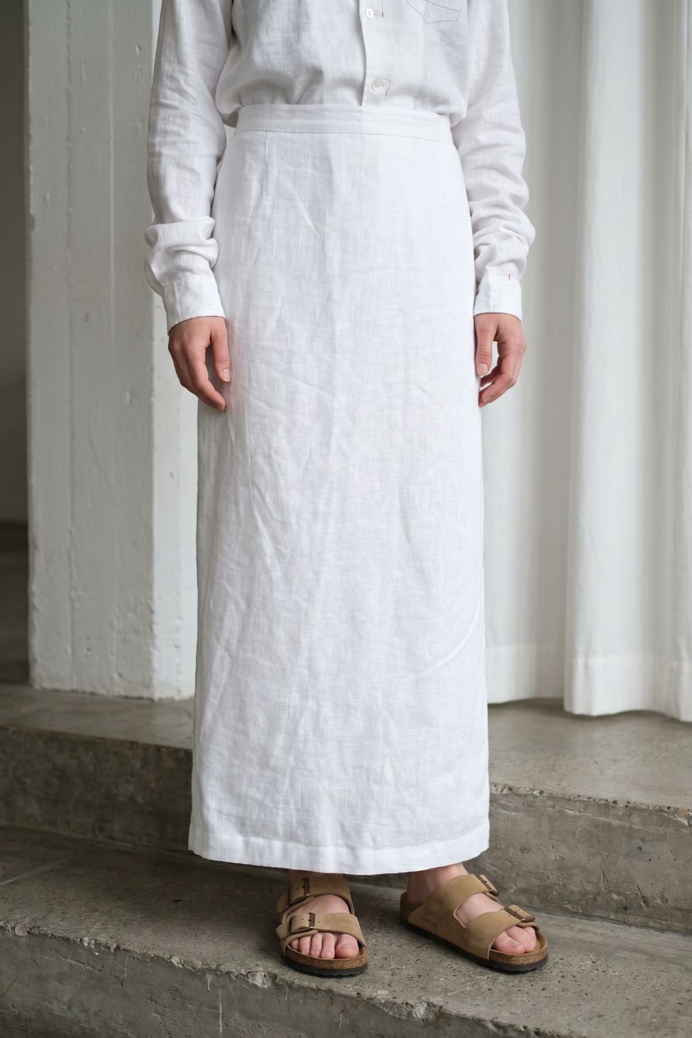 ABBY SOFT WHITE SKIRT