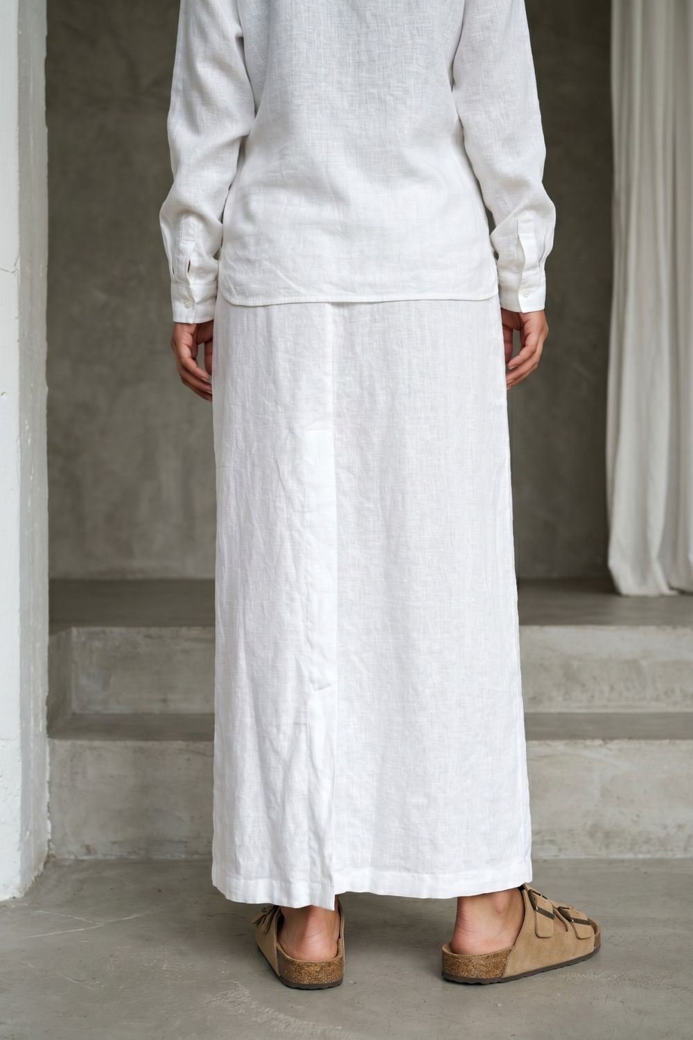 ABBY SOFT WHITE SKIRT