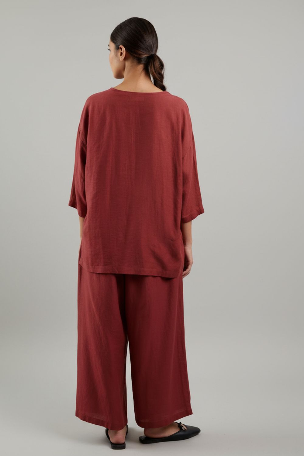 SAVANNA MAROON SET