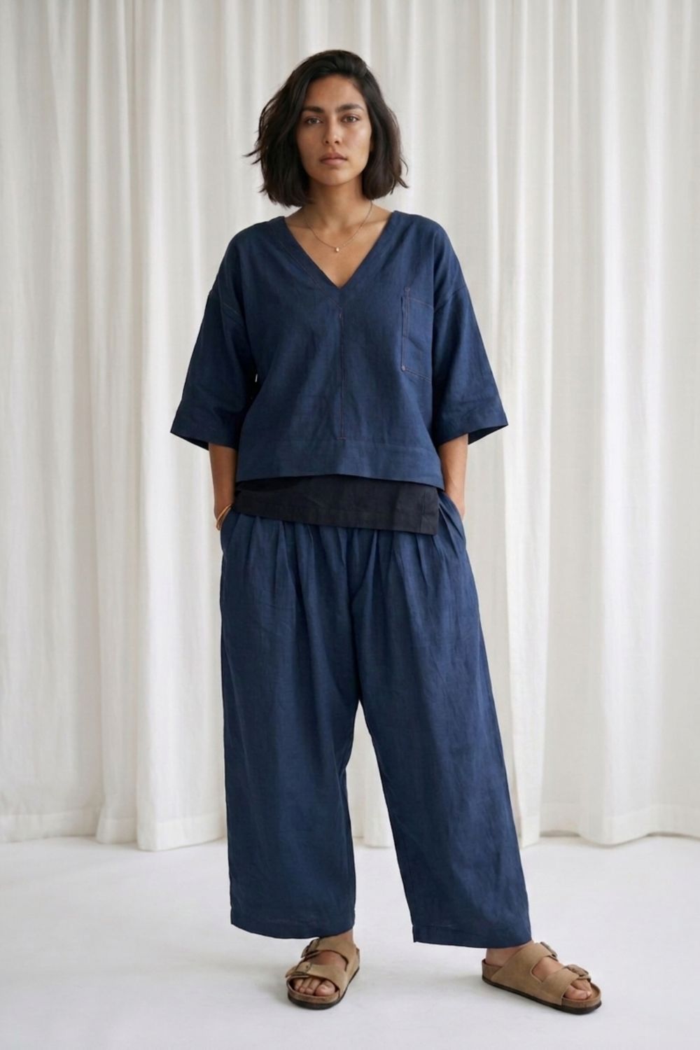 SAVANNA MUTED INDIGO SET