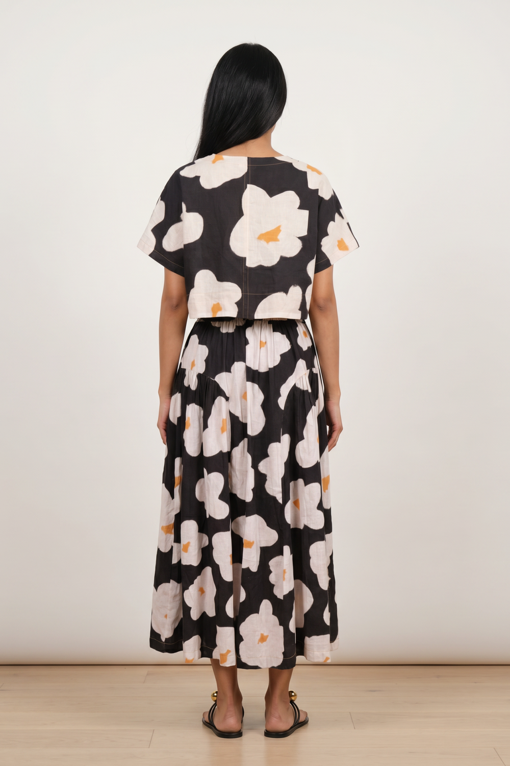 VELORA FLORA PRINTED SET