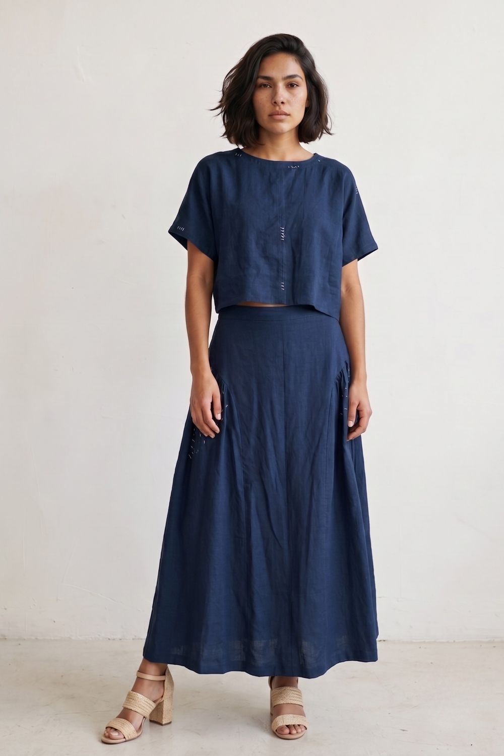 VELORA MUTED INDIGO SET