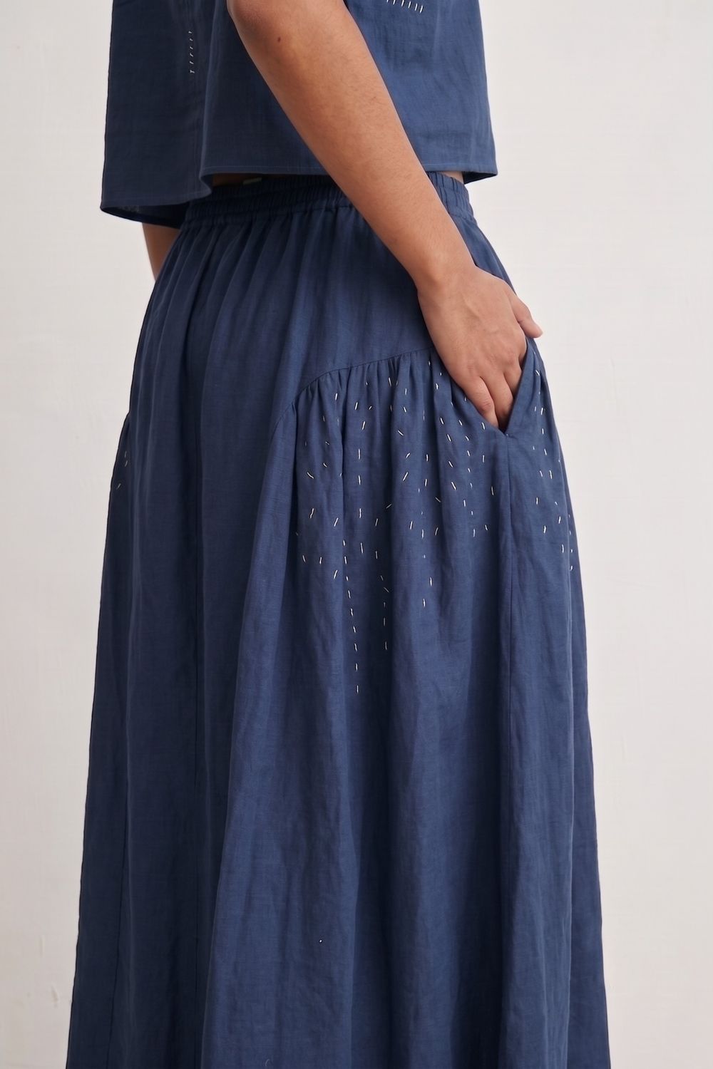 VELORA MUTED INDIGO SET